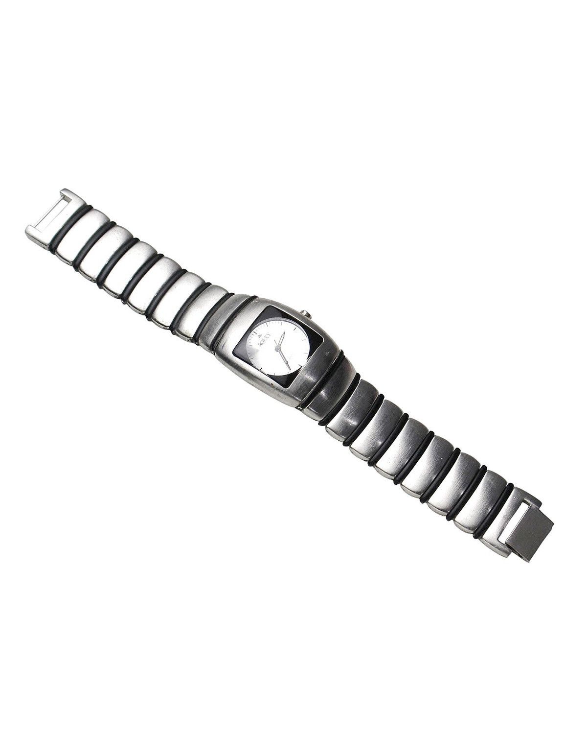 Japanese Brand 2000S ROEXY RECTANGULAR CASE BRACELET WATCH Size ONE SIZE - 2 Thumbnail