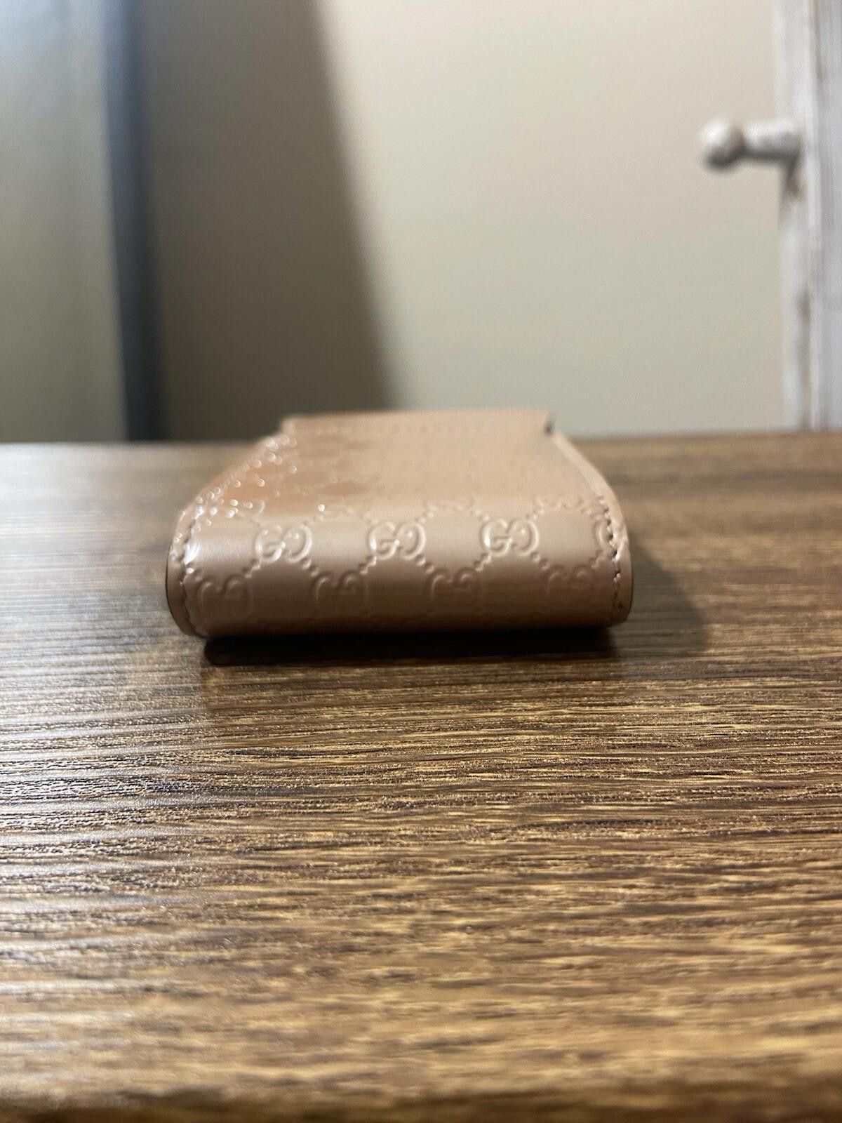 Gucci Gucci Guccissima rose gold pink leather cigarette case pouch Size ONE SIZE - 6 Thumbnail
