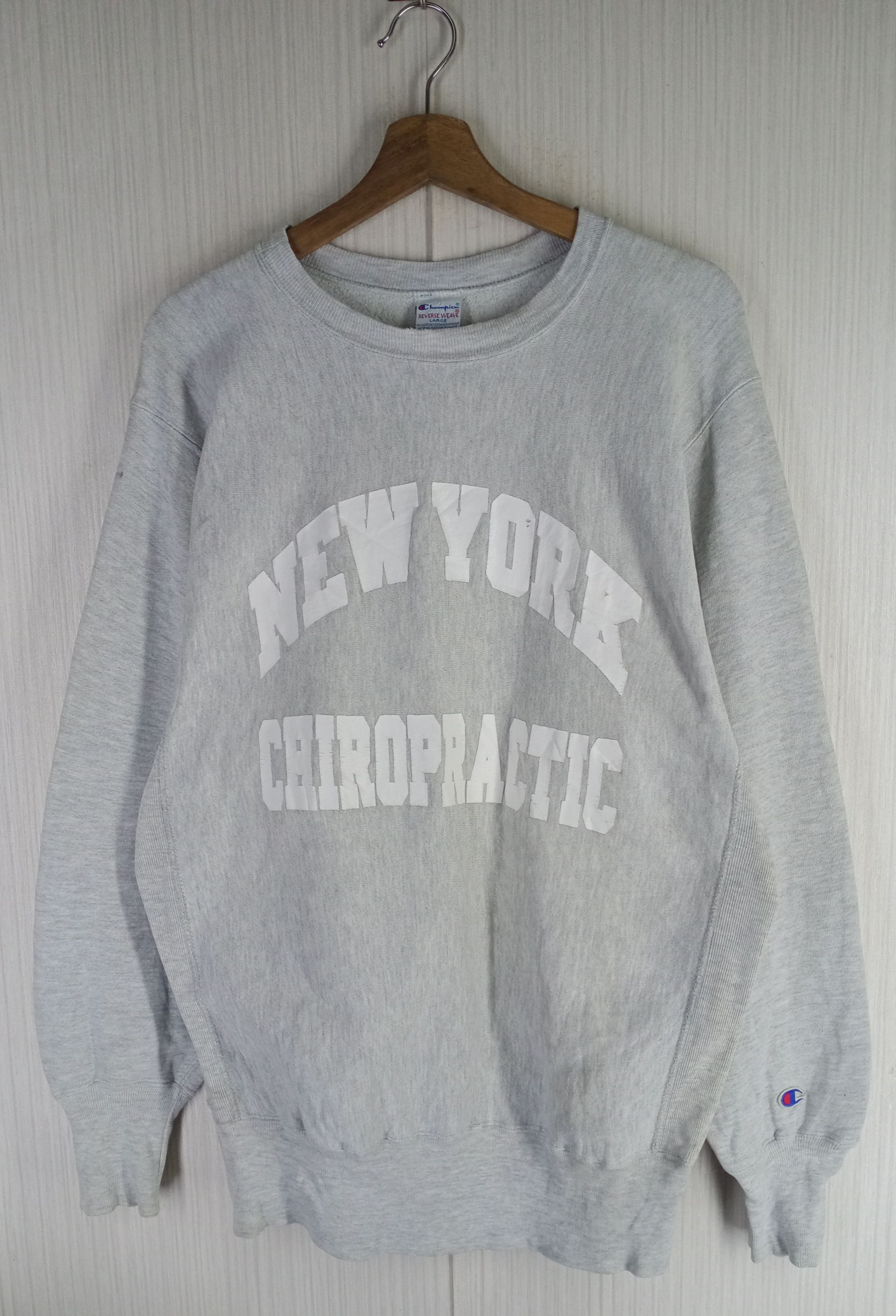 Champion Vintage 90s Champion New York Chiropractic Reverse Weave Size US L / EU 52-54 / 3 - 1 Thumbnail