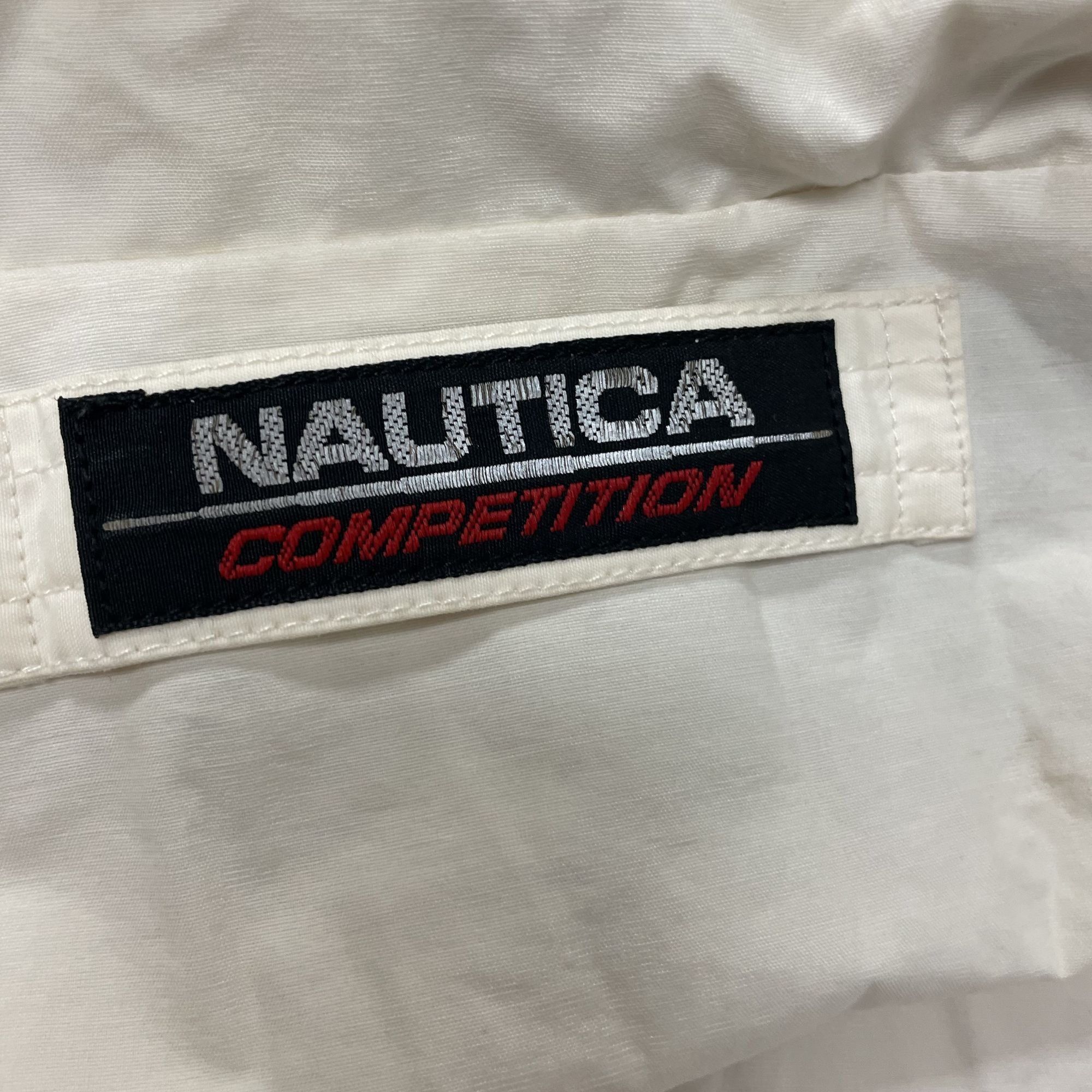 Nautica Vtg Nautica Competition White Blue Sailing Race Windbreaker Size US M / EU 48-50 / 2 - 8 Thumbnail