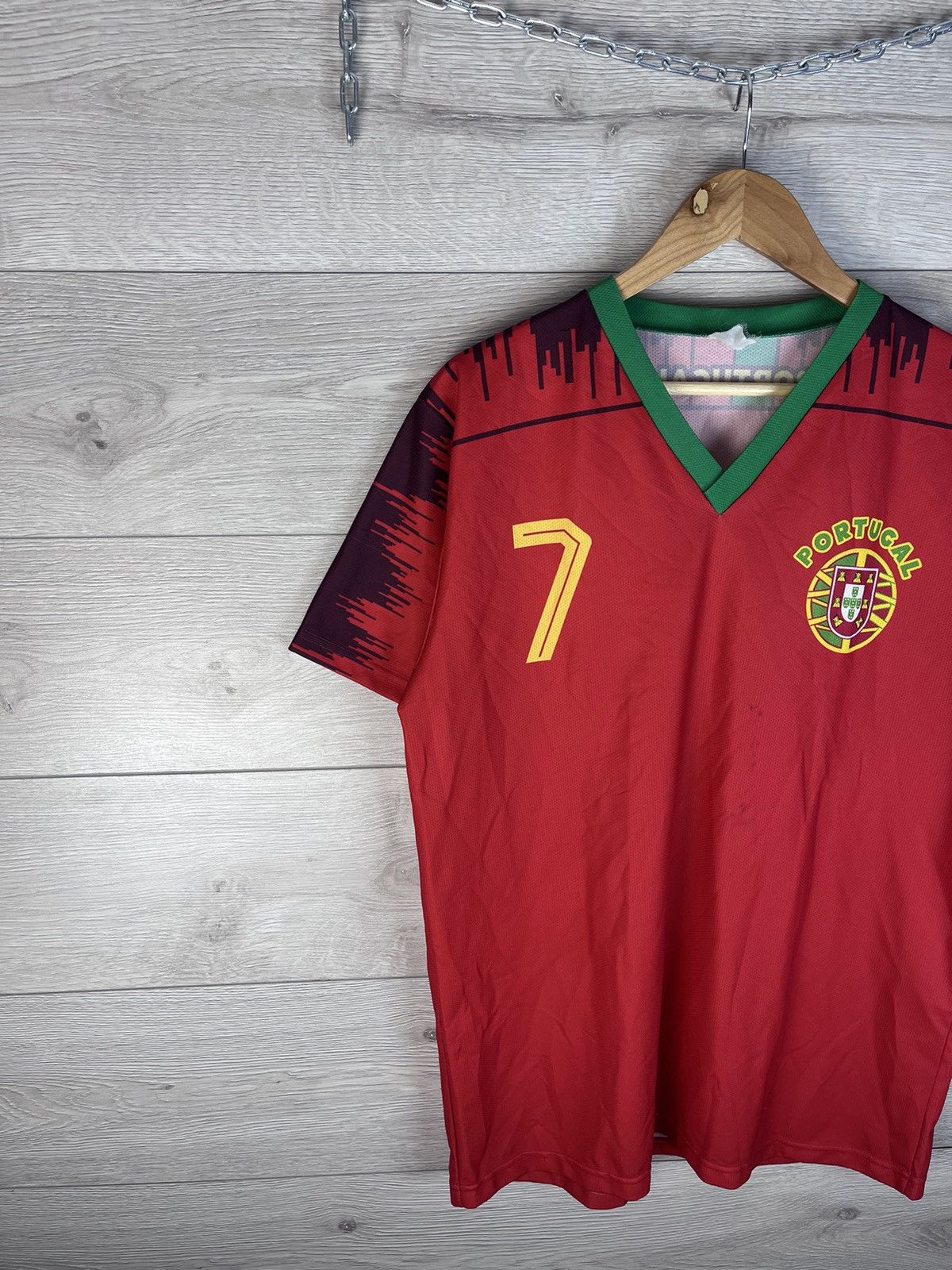 Other Men soccer jersey Portugal 🇵🇹 #7 Ronaldo Size US M / EU 48-50 / 2 - 9 Thumbnail