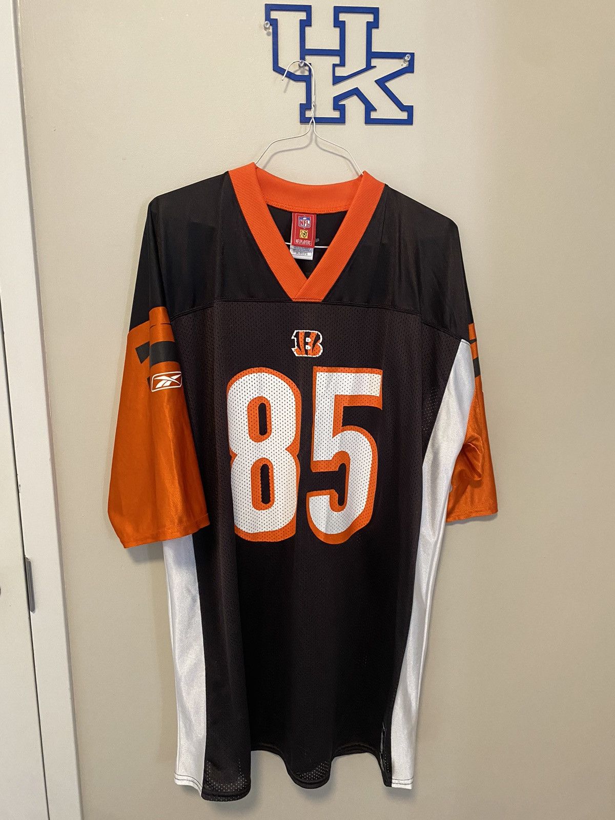 NFL Vintage NFL Ochocinco Authentic Cincinnati Bengals Jersey Size US XXL / EU 58 / 5 - 3 Thumbnail