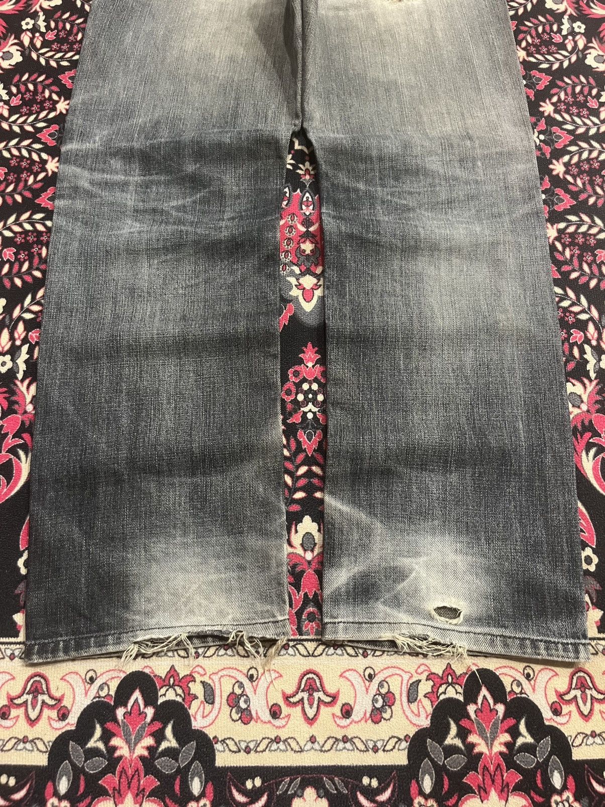 Black Label Vintage Japanese Brand Back Number Black Label Blowout Jeans Size US 32 / EU 48 - 10 Thumbnail