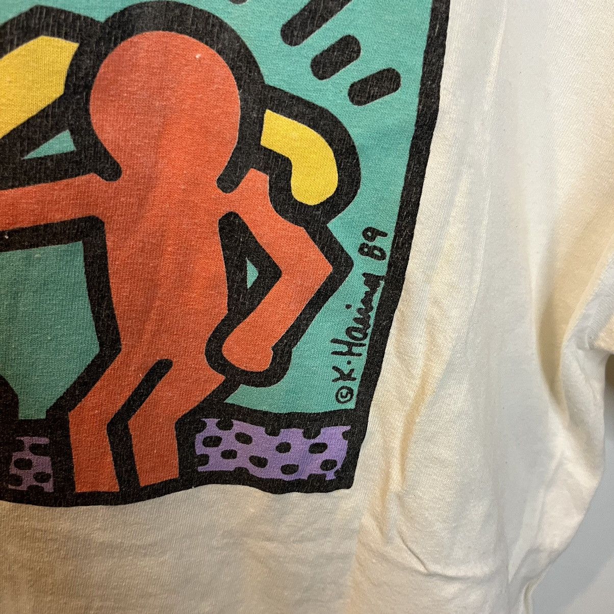 Arts & Science 00's Keith Harring Best Buddies Art Shirt Size US L / EU 52-54 / 3 - 13 Thumbnail