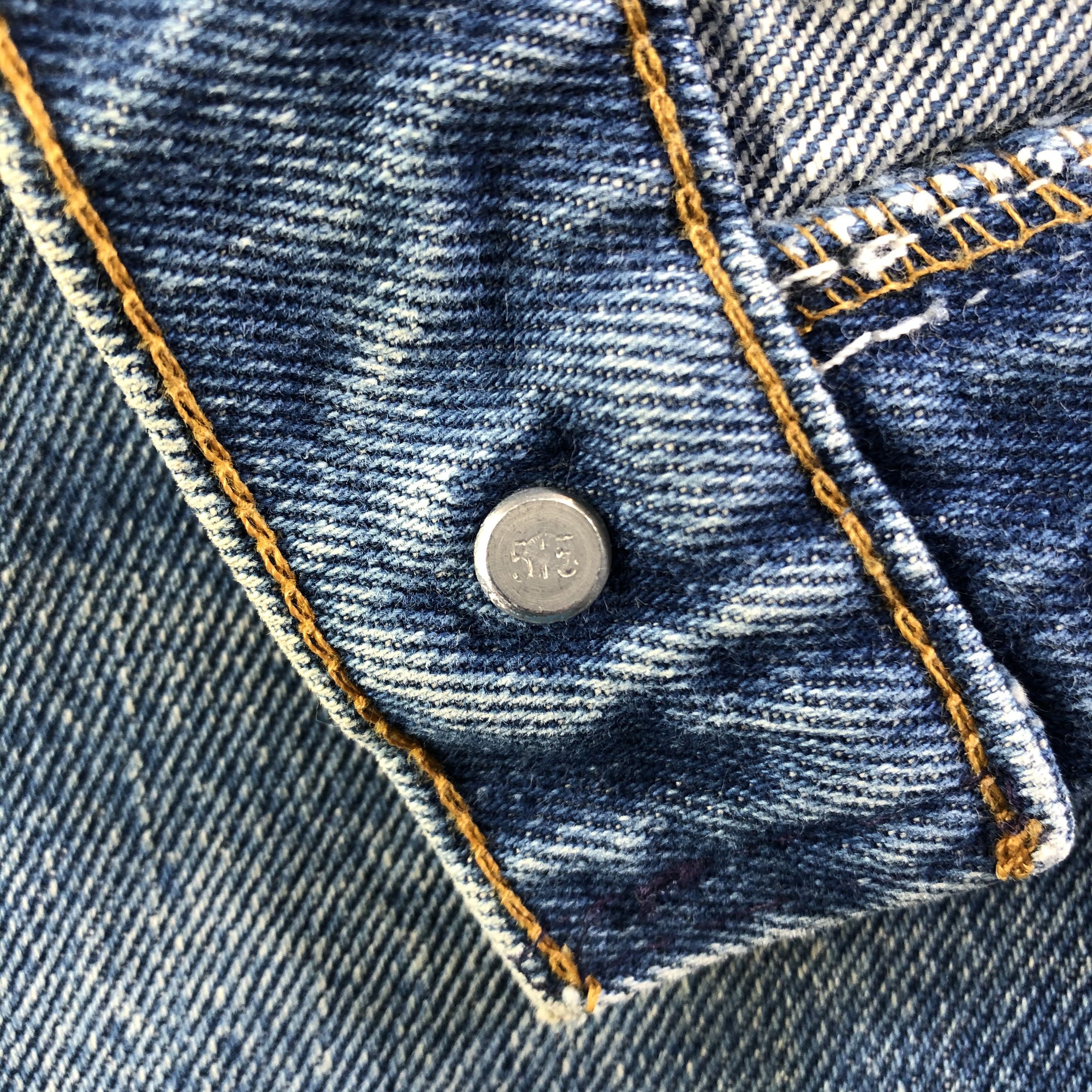 Levi's Vintage Blue Wash Levis 506 Jeans-J3488 Size US 33 - 8 Thumbnail