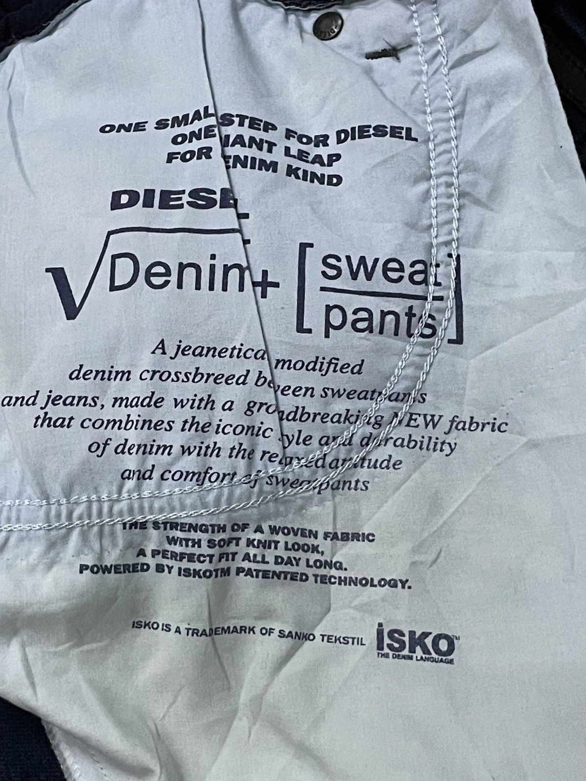 Diesel × Diesel Black Gold Diesel Krooley Croosbreed Denim Sweatpants Size US 32 / EU 48 - 20 Thumbnail