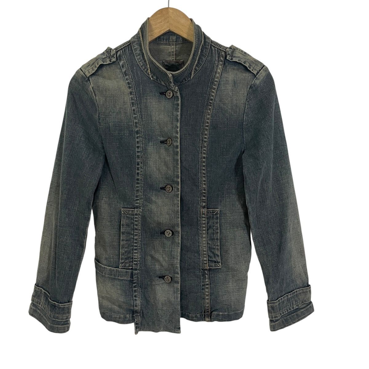 Marithe + Francois Girbaud Vintage Marithe Fancois Girboud Denim Jacket Size M / US 6-8 / IT 42-44 - 2 Thumbnail