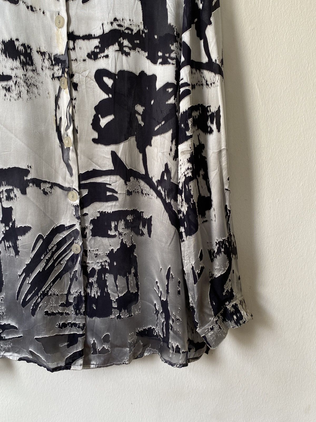 Krizia Uomo Krizia Poi Psyche Delic Design Button Up Tee Size US M / EU 48-50 / 2 - 5 Thumbnail