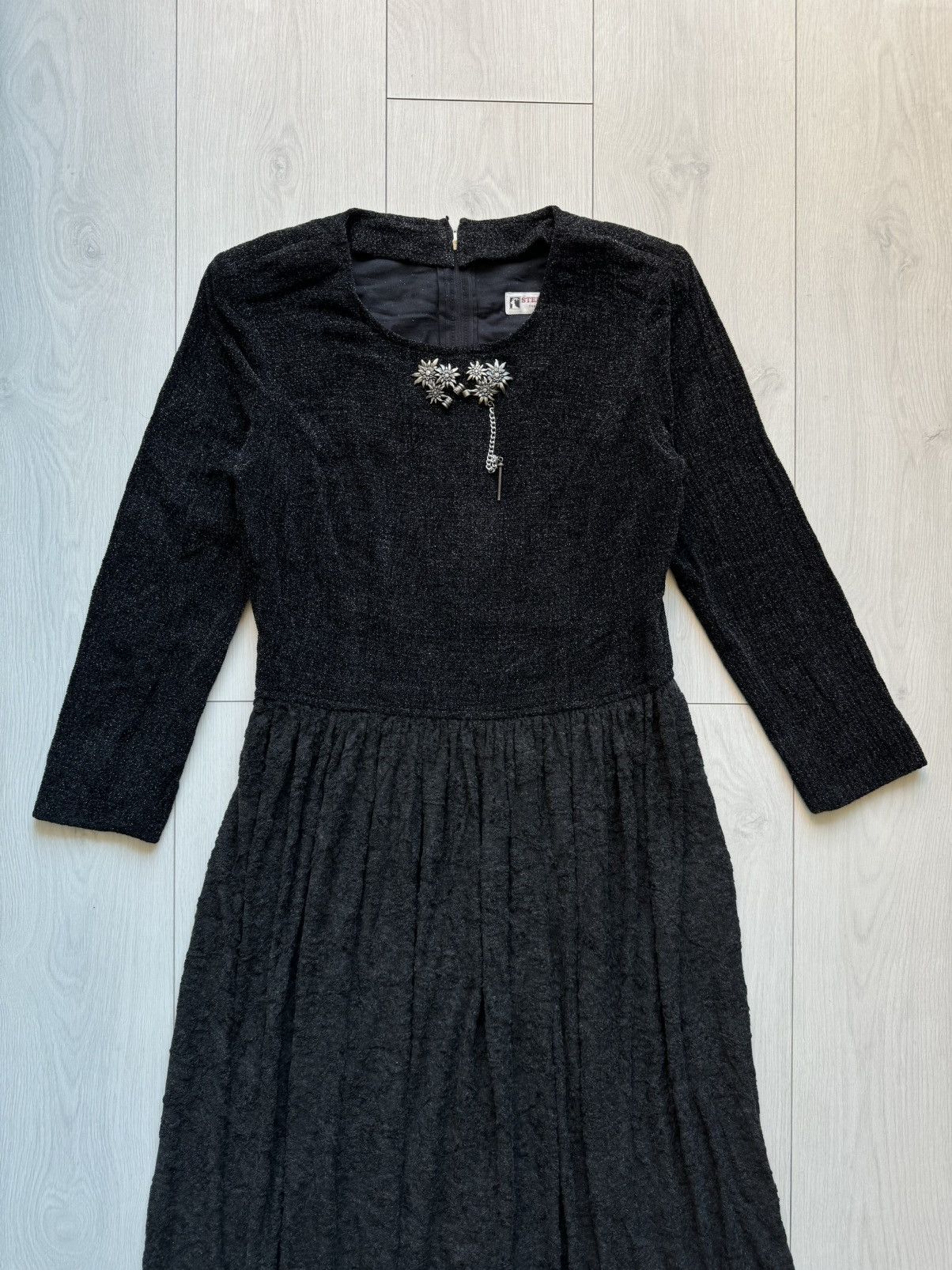 Designer Authentic STEINBOCK TYROL/AUSTRIA Maxi Dress 3/4 Sleeve Size M / US 6-8 / IT 42-44 - 2 Thumbnail