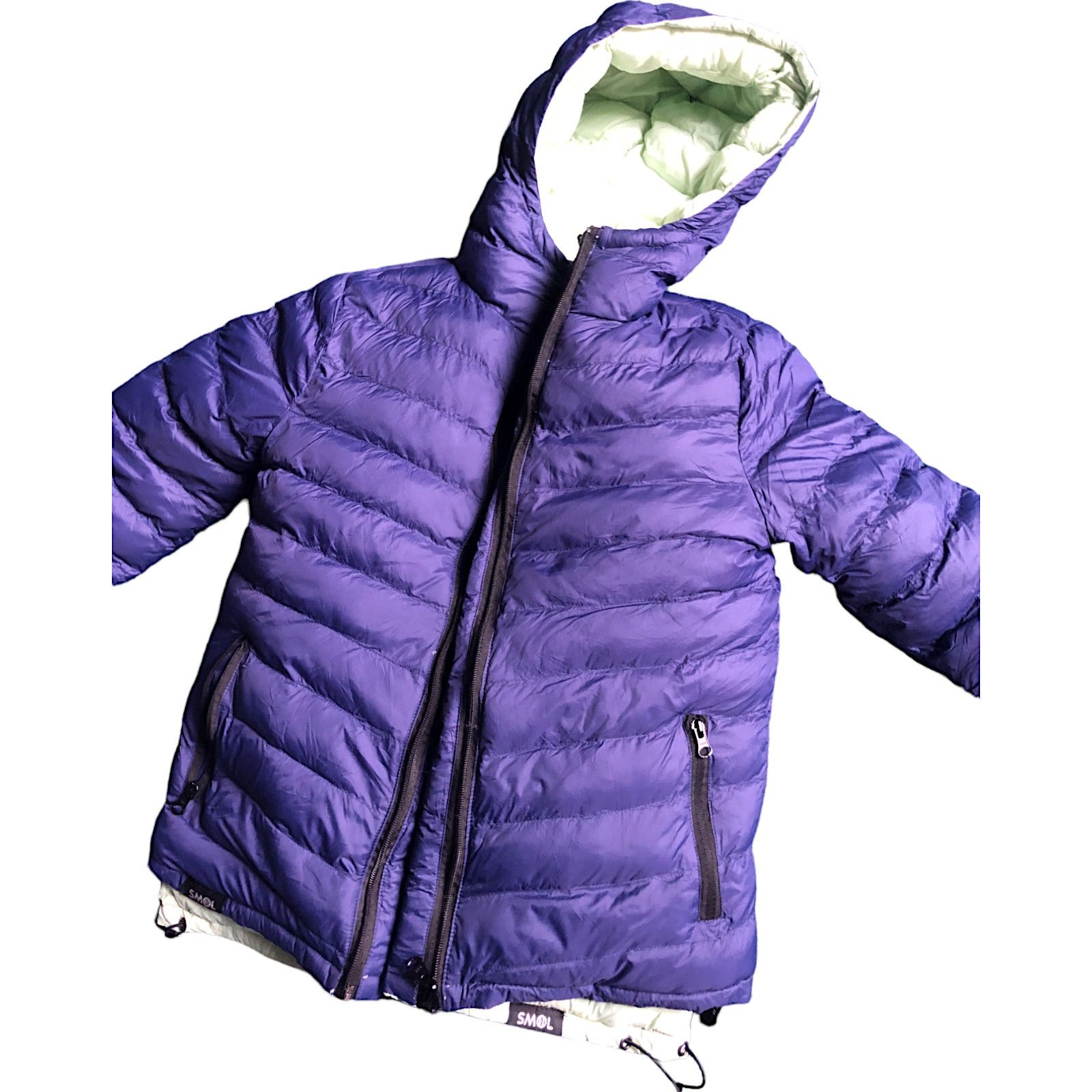 Other SMOL Double-Layered Reversible Blue Puff Jacket Hoodie Small Size S / US 4 / IT 40 - 3 Thumbnail