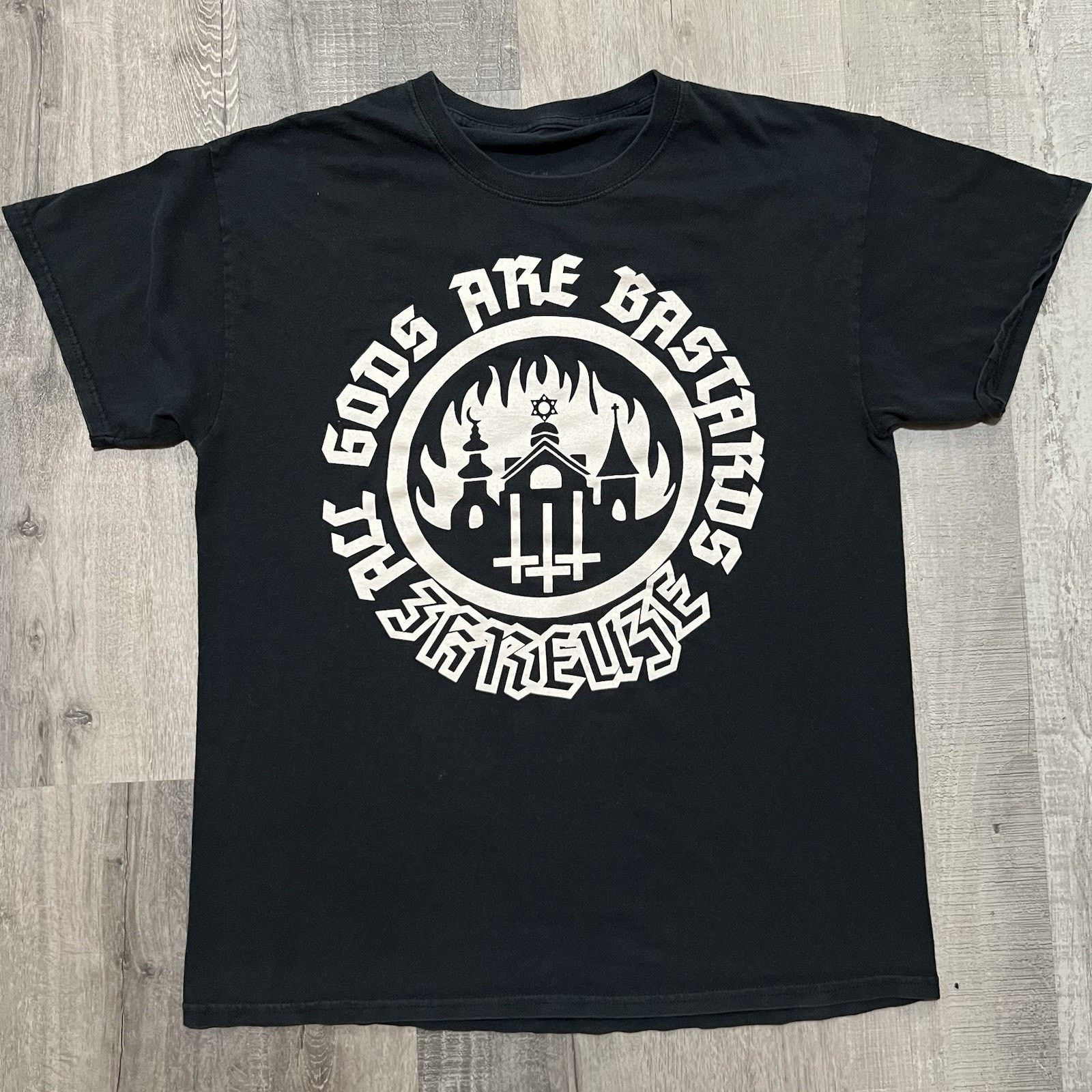 Vintage VTG Darkthrone T Shirt True Norwegian Black Metal Band Tee L Size US L / EU 52-54 / 3 - 1 Thumbnail