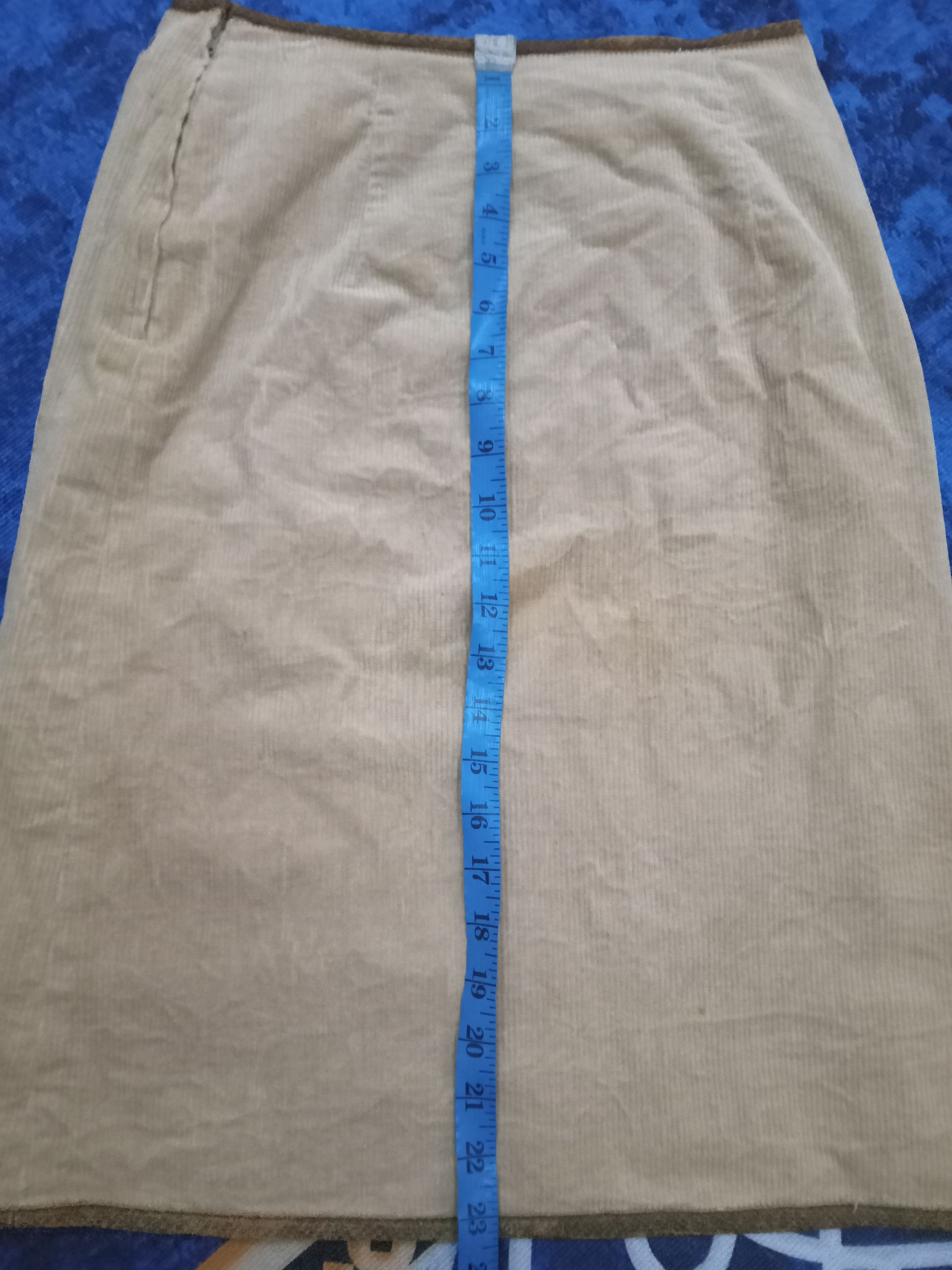 Todd Oldham Times Seven Todd Oldham Vintage Courduroy Skirt Size 26" / US 2 / IT 38 - 3 Thumbnail