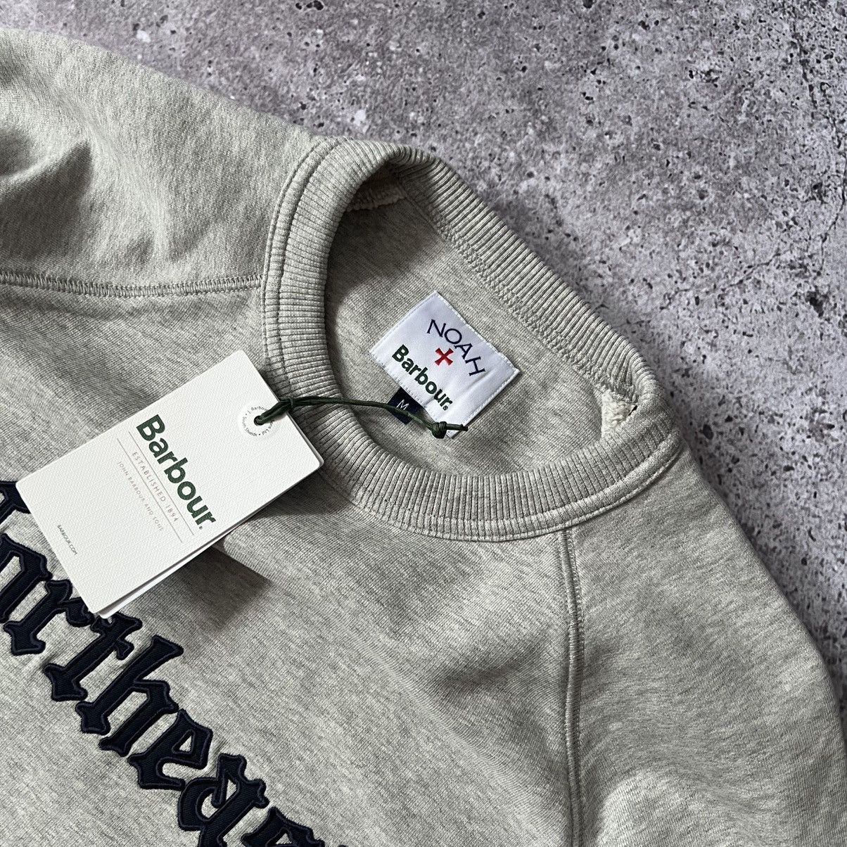 Barbour × Noah NWT Barbour x Noah Northeast Embroidered Sweatshirt Grey Size US M / EU 48-50 / 2 - 3 Thumbnail