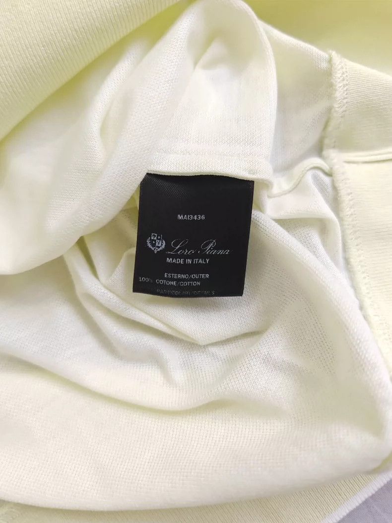 Loro Piana LORO PIANA Men's seagull collar polo shirt short sleeves Size US M / EU 48-50 / 2 - 4 Thumbnail