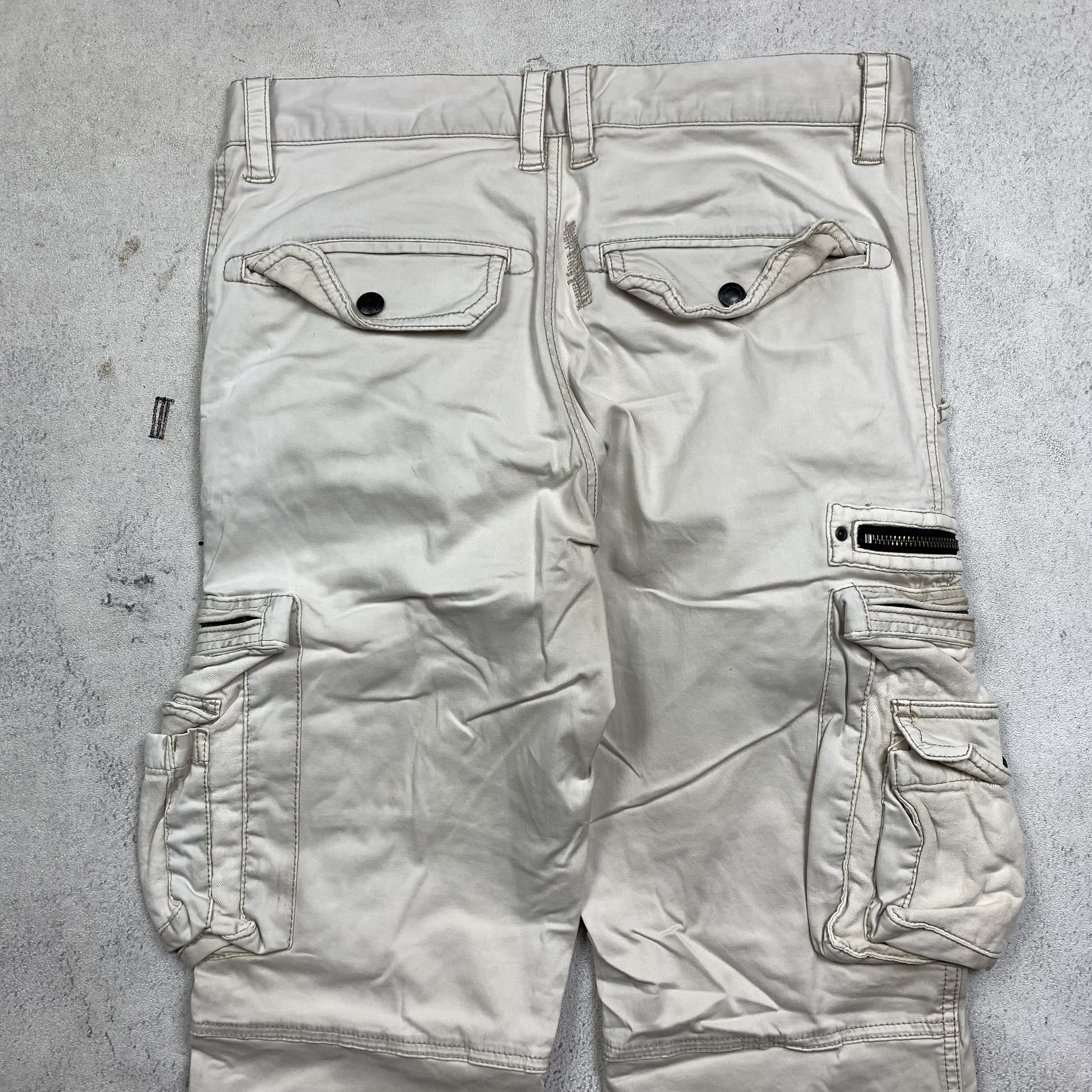 Tete Homme Tete Homme Multi Pocket Cargo Utility Pants White Size US 30 / EU 46 - 5 Thumbnail