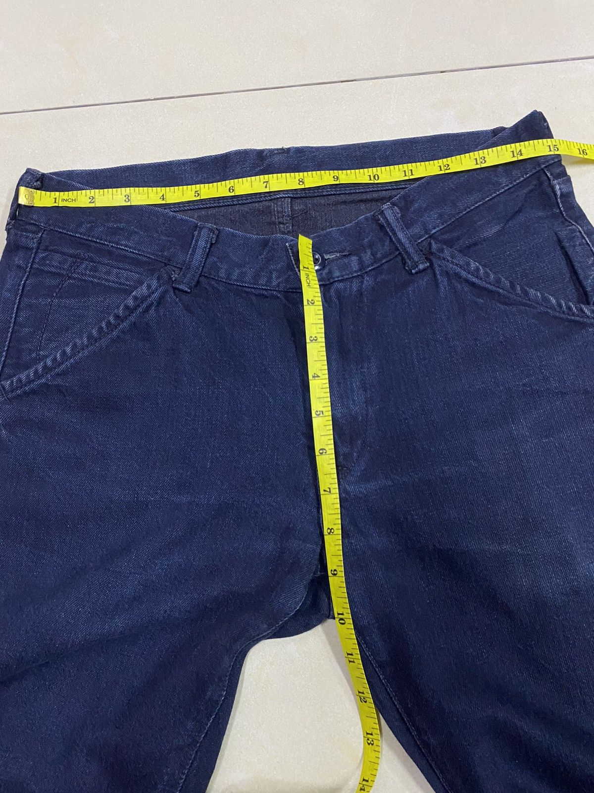 45rpm × Indigo × Japanese Brand Vintage Japanese Brand 45Rpm Indigo Denim Size US 30 / EU 46 - 8 Thumbnail
