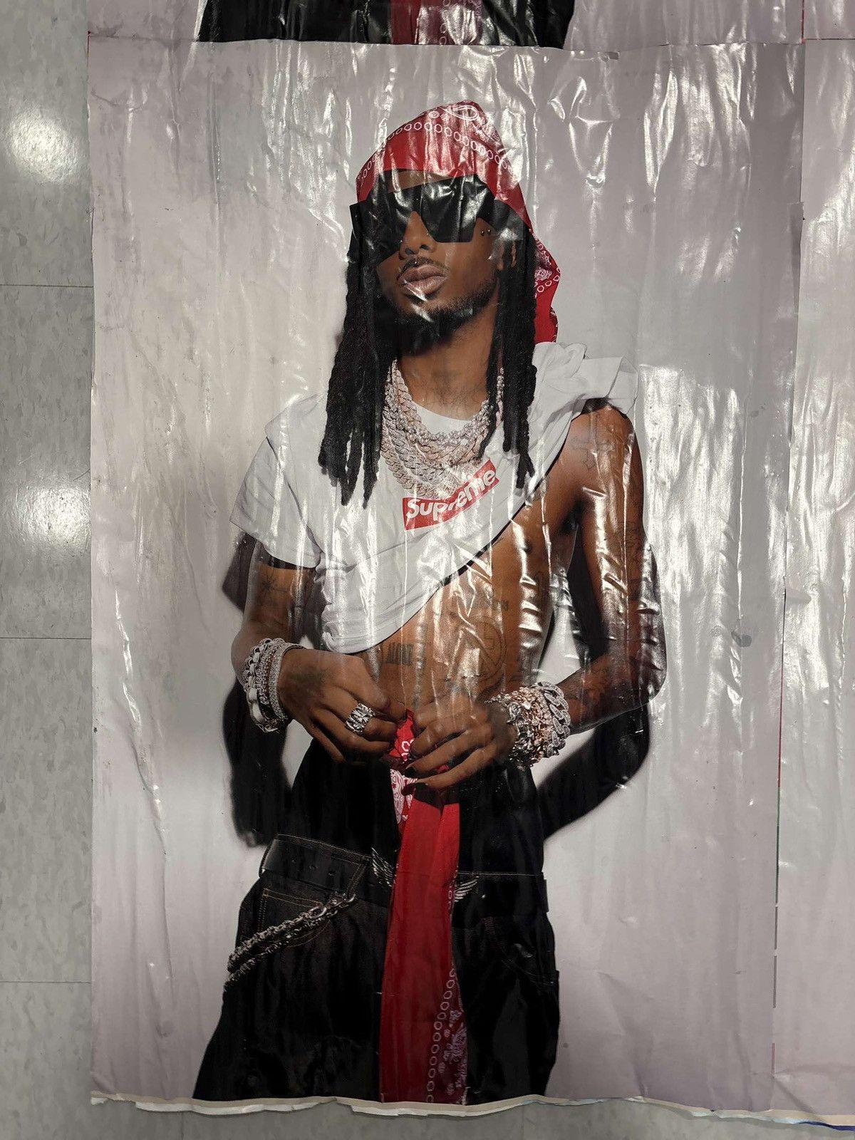 Supreme playboi Carti ポスター HOT !!! Supreme x Playboi Carti in Soho, New York 2025