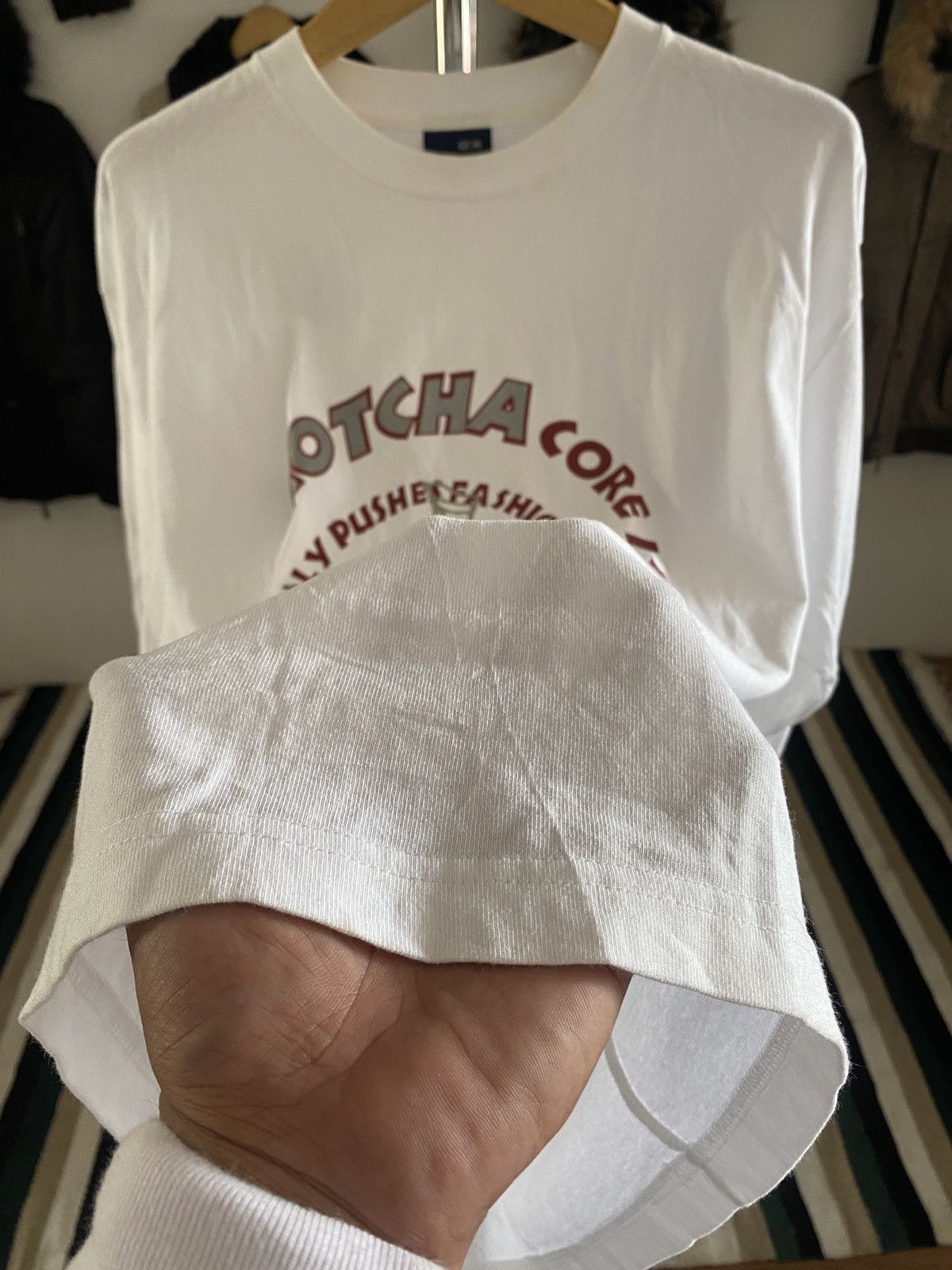 If Six Was Nine Japanese Gotcha Surf Poem Sp5der Style Longslevee Tee Size US XL / EU 56 / 4 - 5 Thumbnail