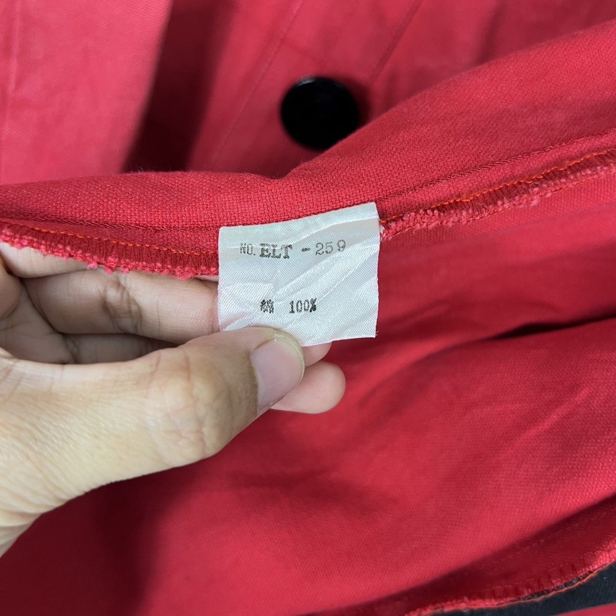 Japanese Brand 🔥 LET IT RIDE REAL CLOTHING RED NAVY DOUBLE BREAST COAT Size US M / EU 48-50 / 2 - 14 Thumbnail