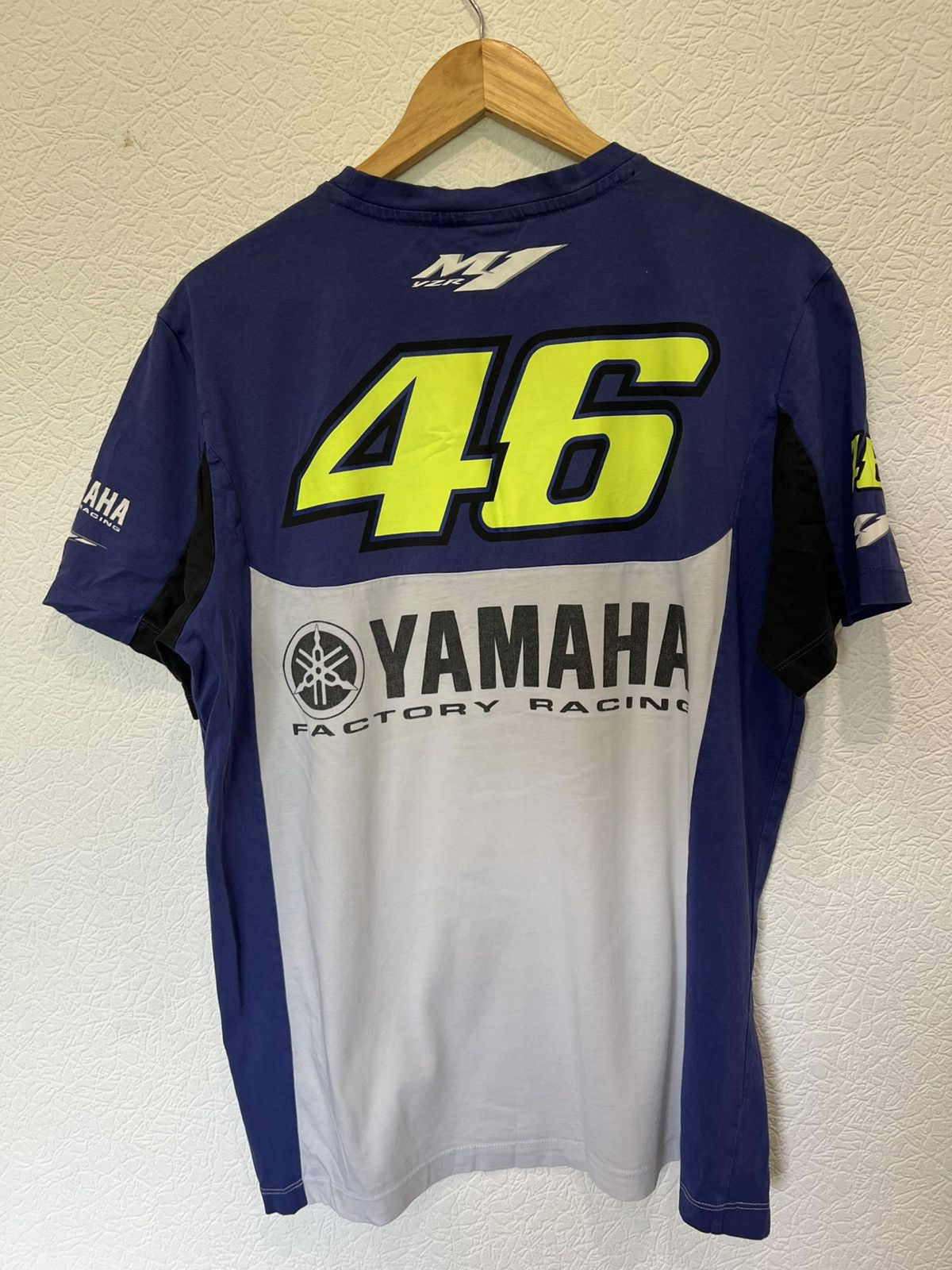 Yamaha Vintage Yamaha Motorcycle Racing Big Logo Tee Size US XL / EU 56 / 4 - 4 Thumbnail