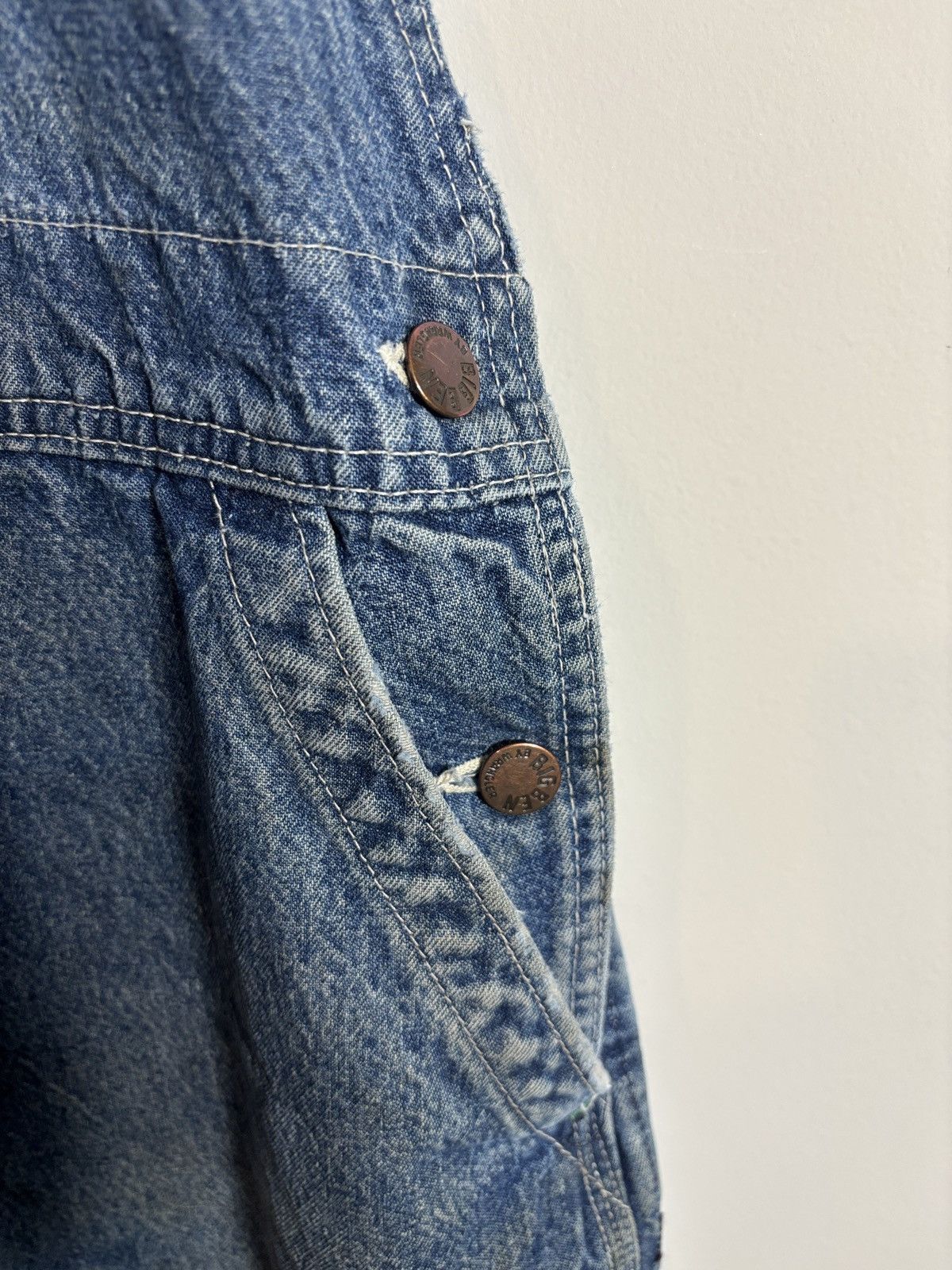 Wrangler Vtg Big Ben Wrangler Overalls Denim Workwear Distressed 38 Size US 38 / EU 54 - 4 Thumbnail