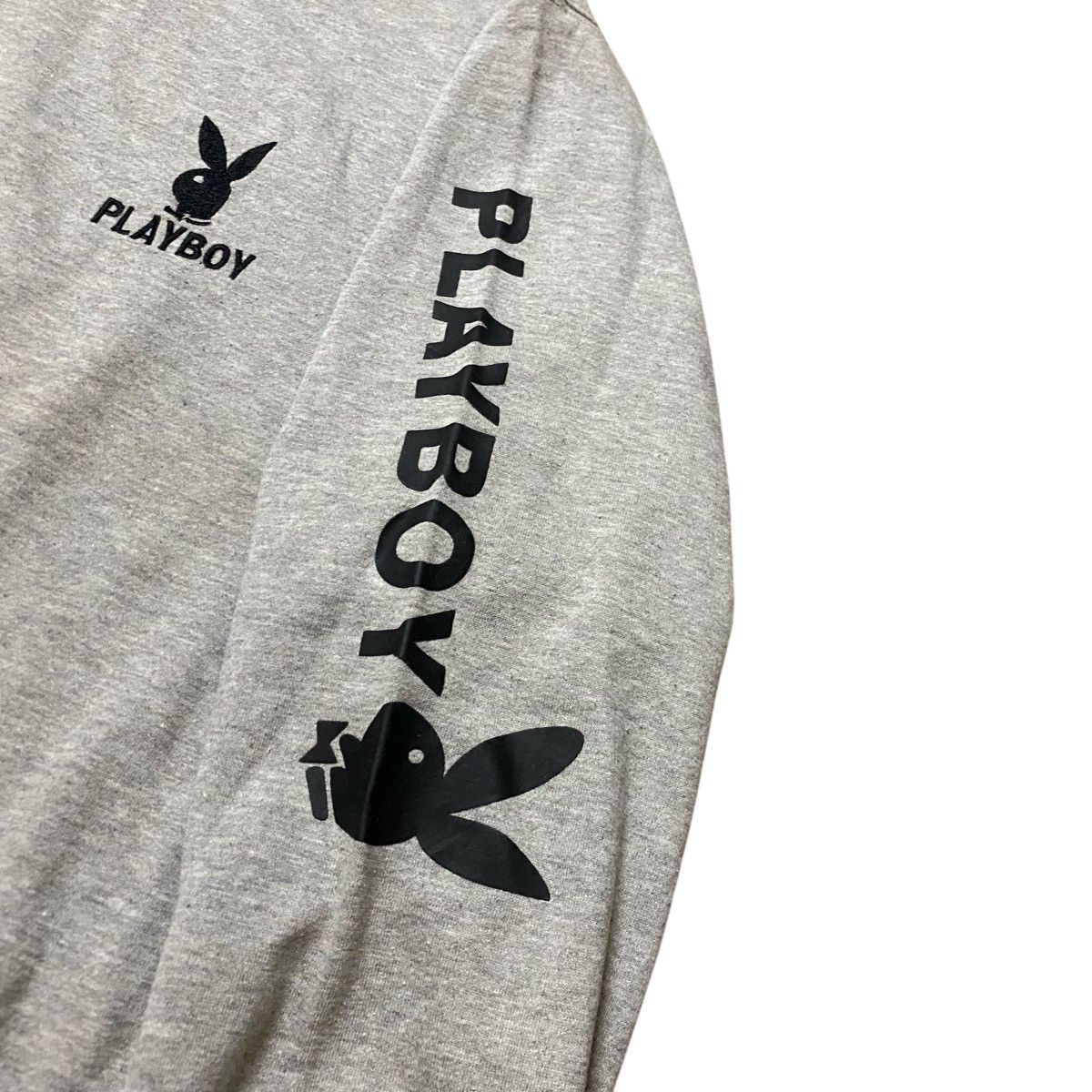 Playboy × Vintage Vintage 90s Playboy Big Logo Embroidery Sweatshirt Size US L / EU 52-54 / 3 - 5 Thumbnail