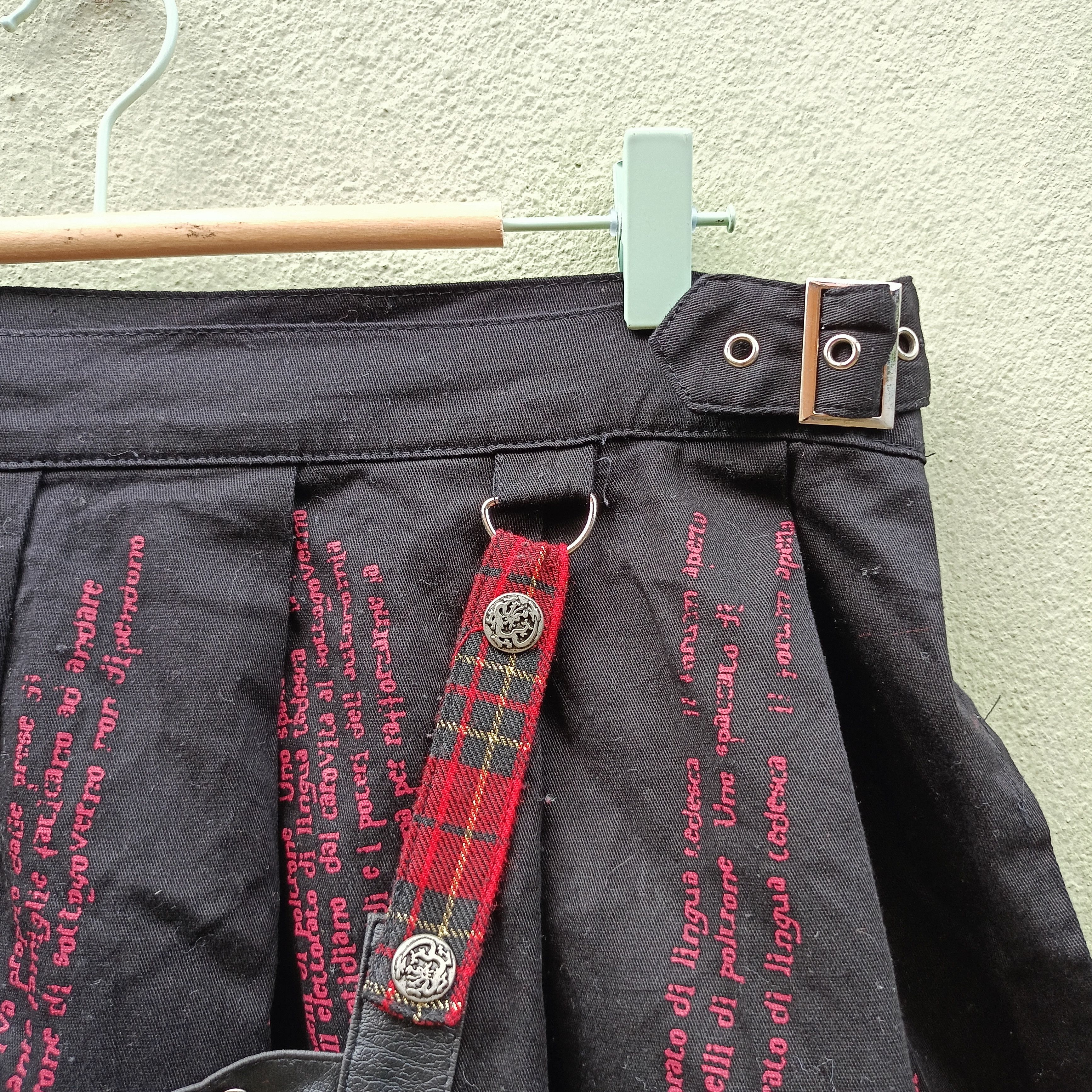 Seditionaries Mad Punk Mini Skirt Strengtable Waist 32 -36 inchi Size 36" / US 14 / IT 50 - 4 Thumbnail