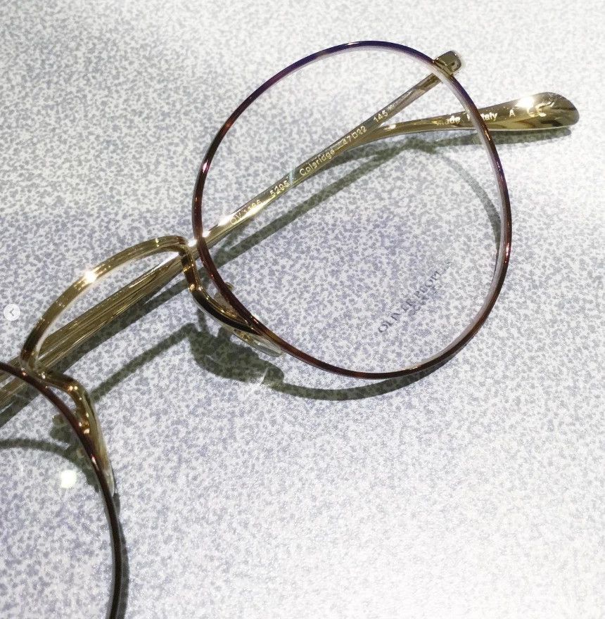 Oliver Peoples 50mm~ Amber DKBK Foil ~ OLIVER PEOPLES COLERIDGE OPTICAL Size ONE SIZE - 6 Thumbnail