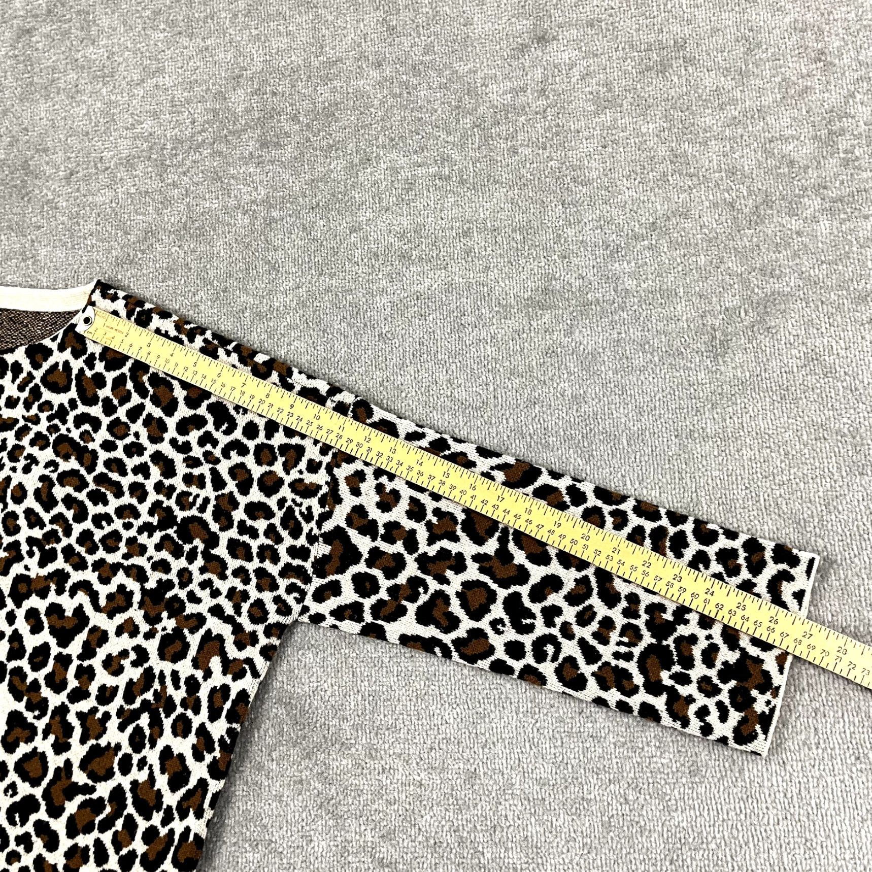 Vintage VINTAGE Weekend Max Mara Sweater Wool Animal Print Crew Neck Pullover Womens XL Size XL / US 12-14 / IT 48-50 - 6 Thumbnail