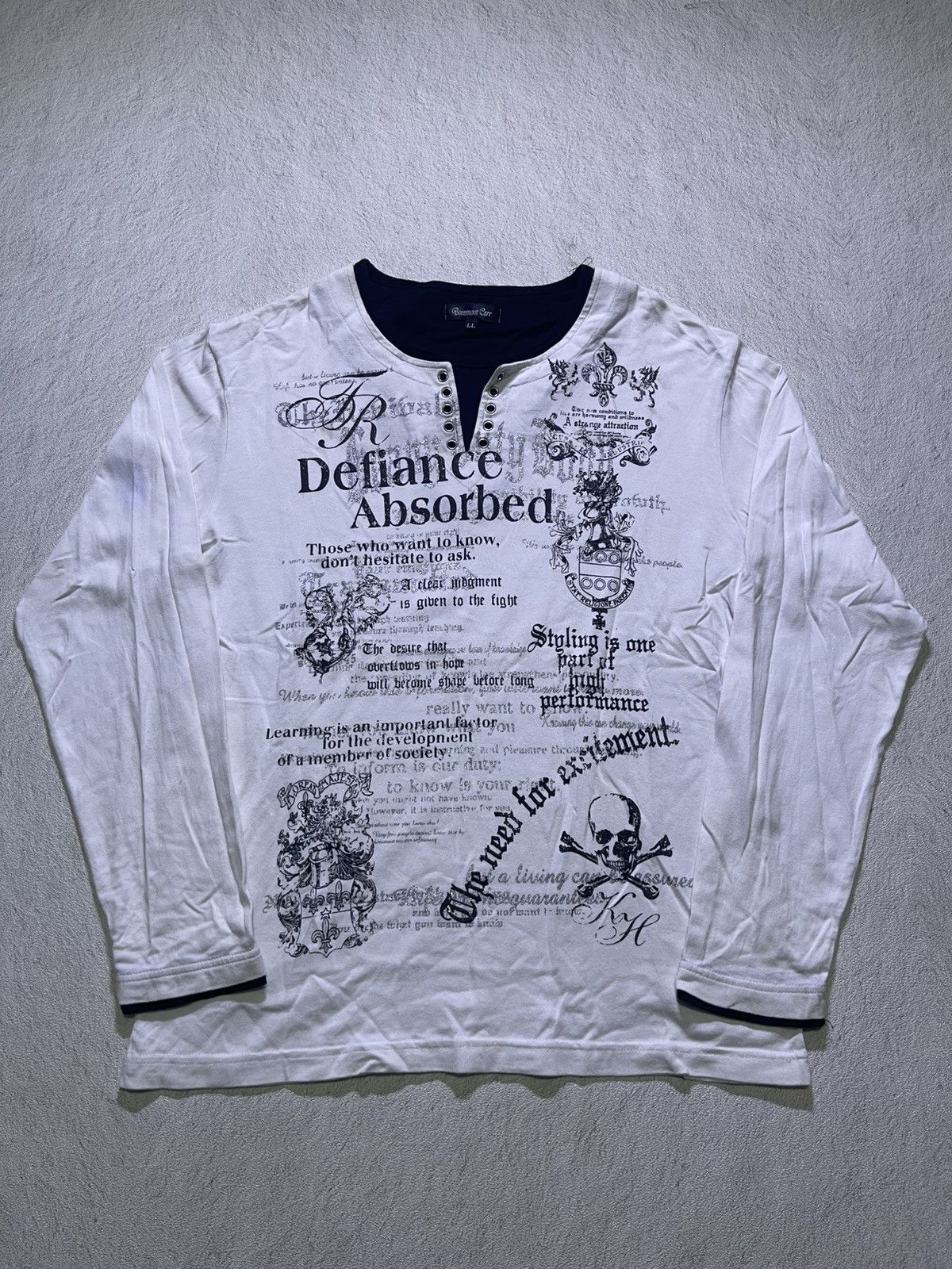 Hysteric Glamour Y2K BEAUMONT CARR long sleeve tshirt punk ifsix style Size US L / EU 52-54 / 3 - 1 Thumbnail