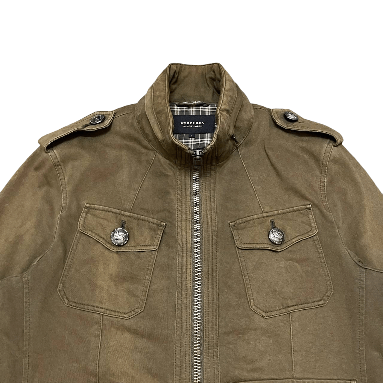 Burberry Vintage Burberry Black Label Novacheck Jacket Size US L / EU 52-54 / 3 - 2 Thumbnail