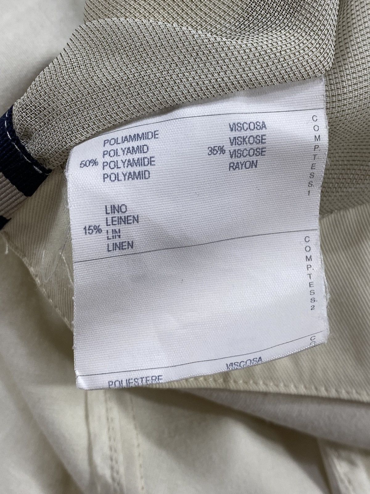 Canali 🔥LASTDROP🔥 Canali Milk Nylon Zip Pocket Blazer Nylon Jacket Size US XL / EU 56 / 4 - 10 Thumbnail