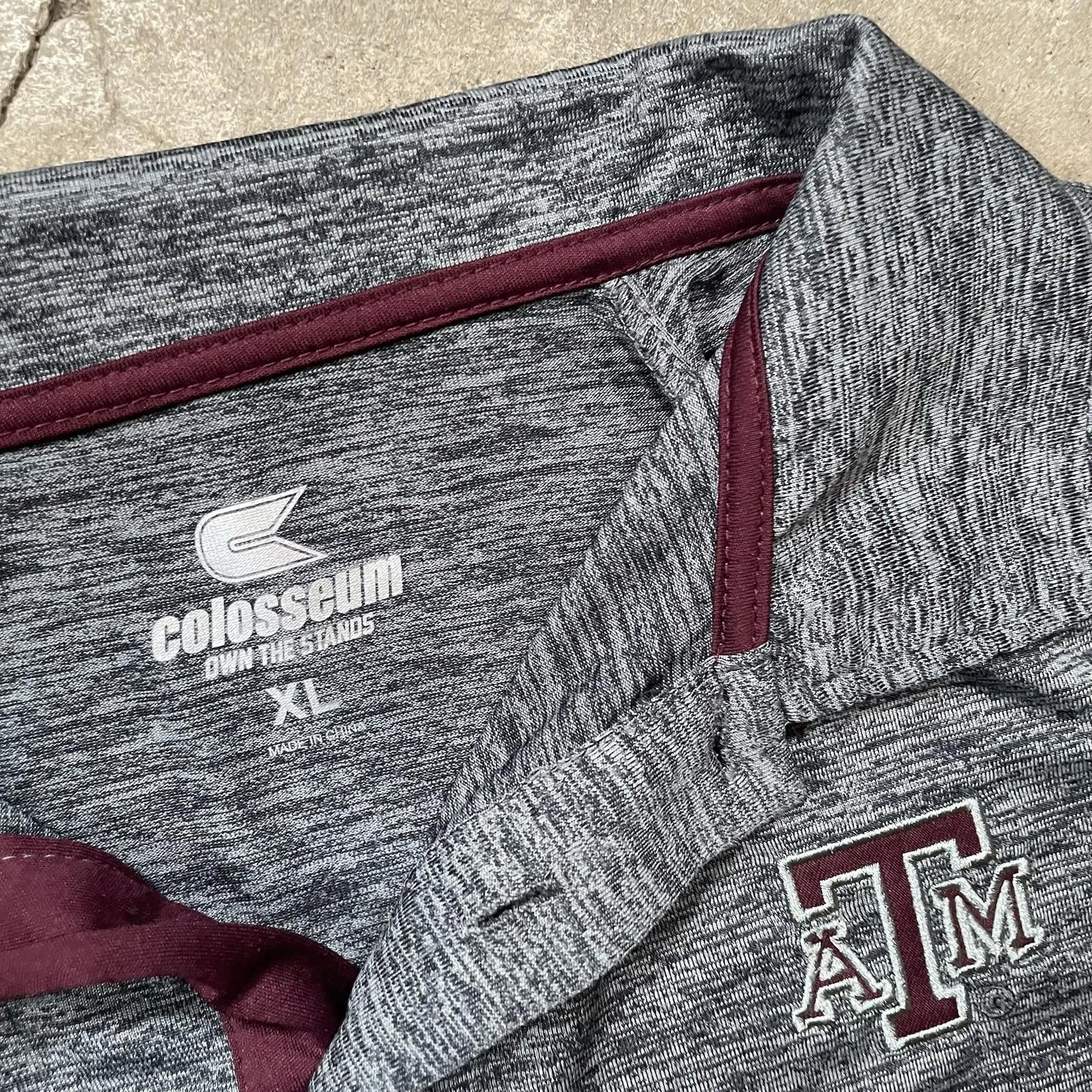 Colosseum Athletics Colosseum Own The Stands Polo Texas A&M Short Sleeve Size ONE SIZE - 6 Thumbnail