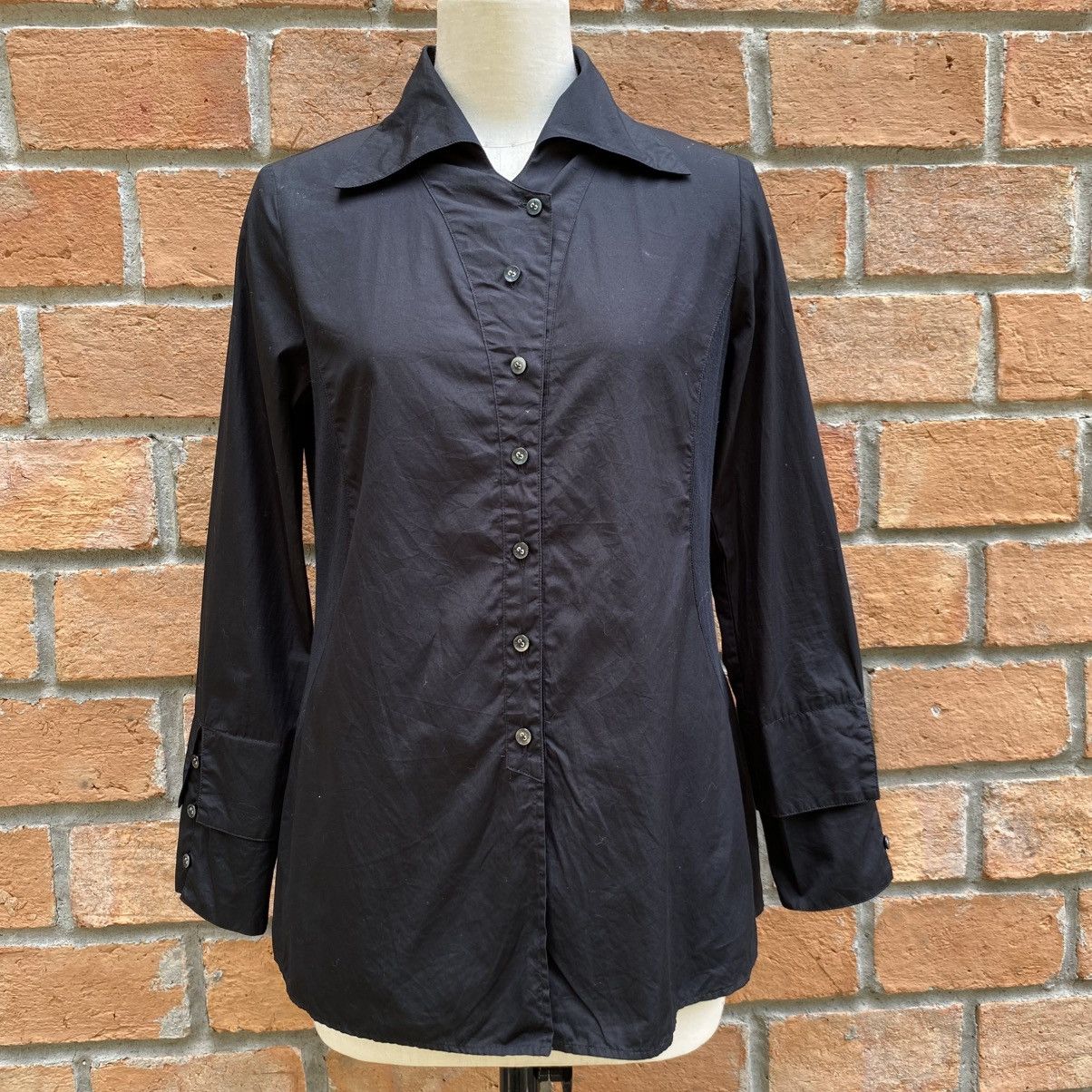 Trunk Ltd TRUNK Black Long-Sleeve Collared Shirt Size XS / US 0-2 / IT 36-38 - 8 Thumbnail