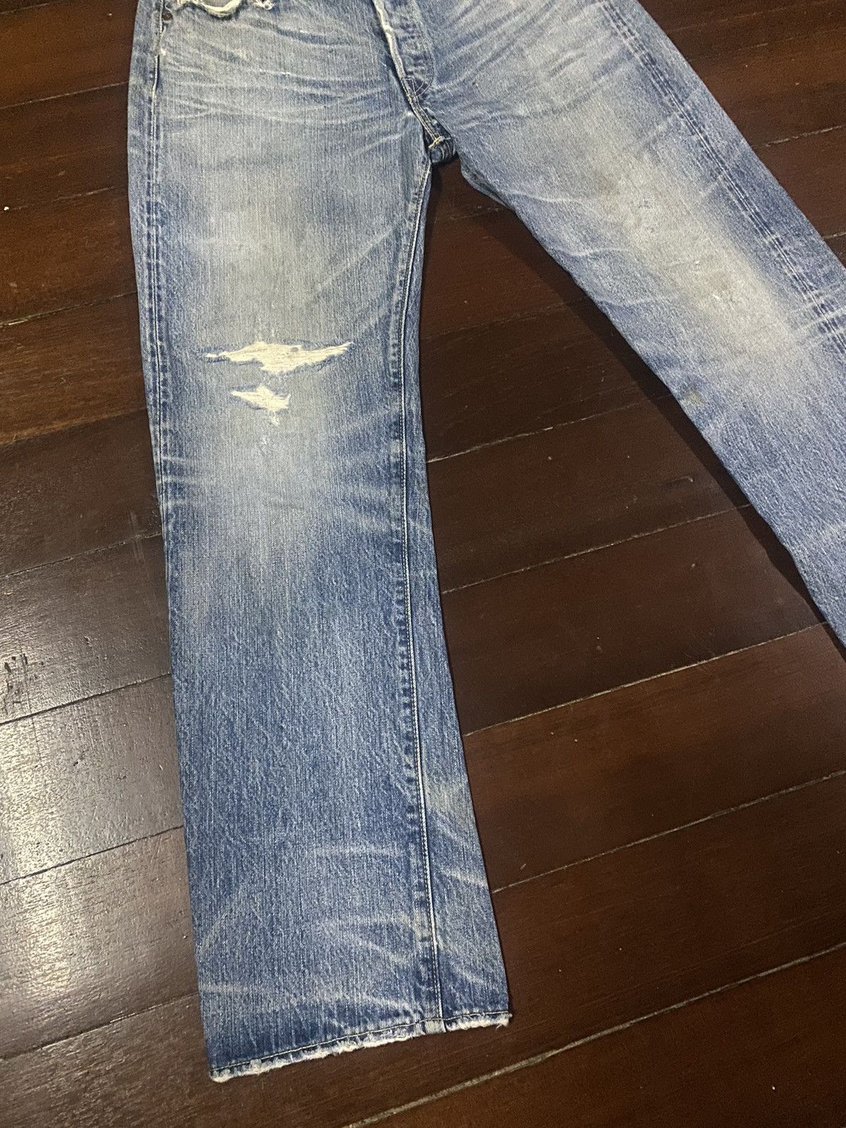 Warehouse FIRE 🔥 VINTAGE SUGAR CANES DISTRESSED NICE FADED Size US 31 - 6 Thumbnail