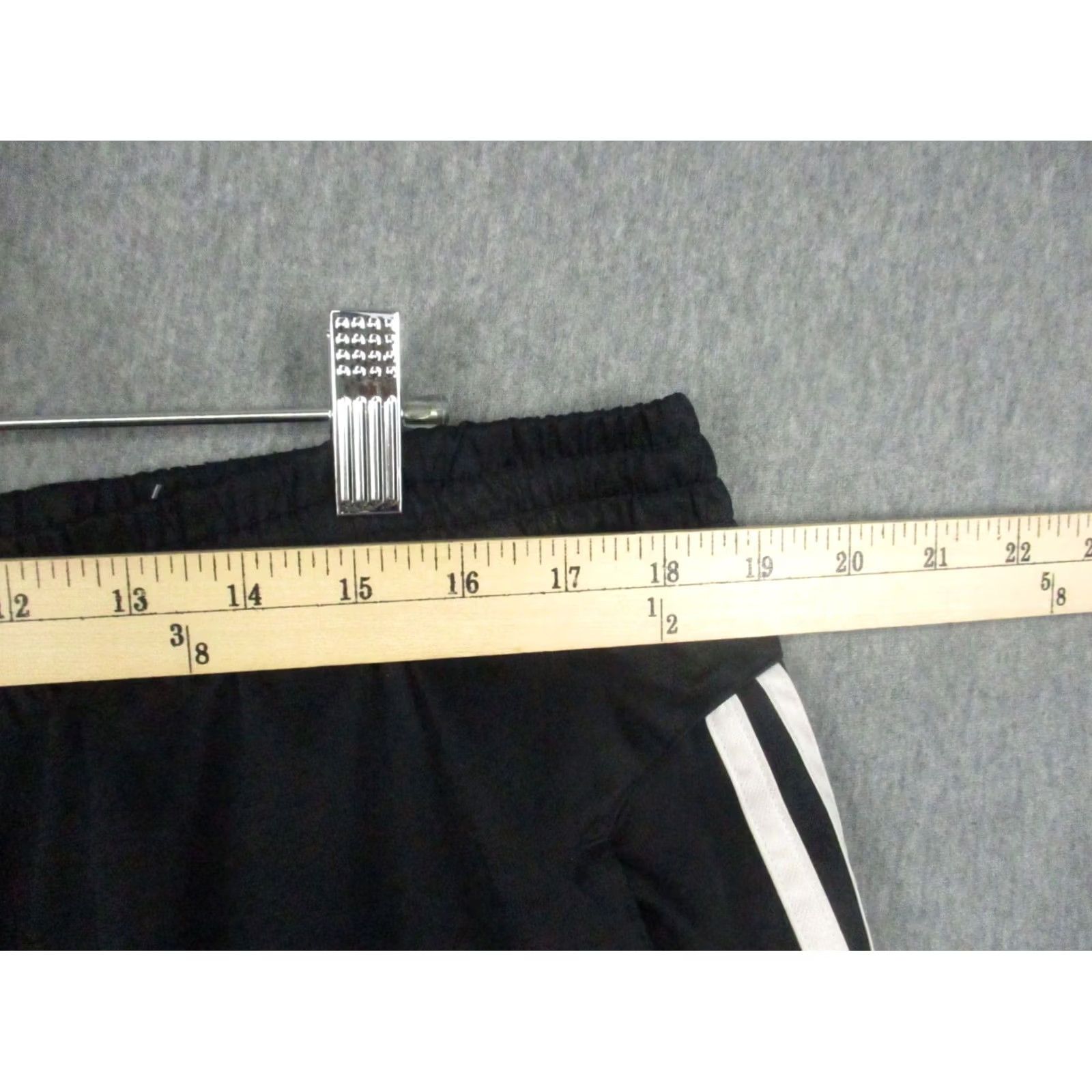 Adidas Adidas Track Pants XL Men Black Three Stripe Windbreaker Lined Soccer Zip Ankle Track Pants Size US 36 / EU 52 - 6 Thumbnail