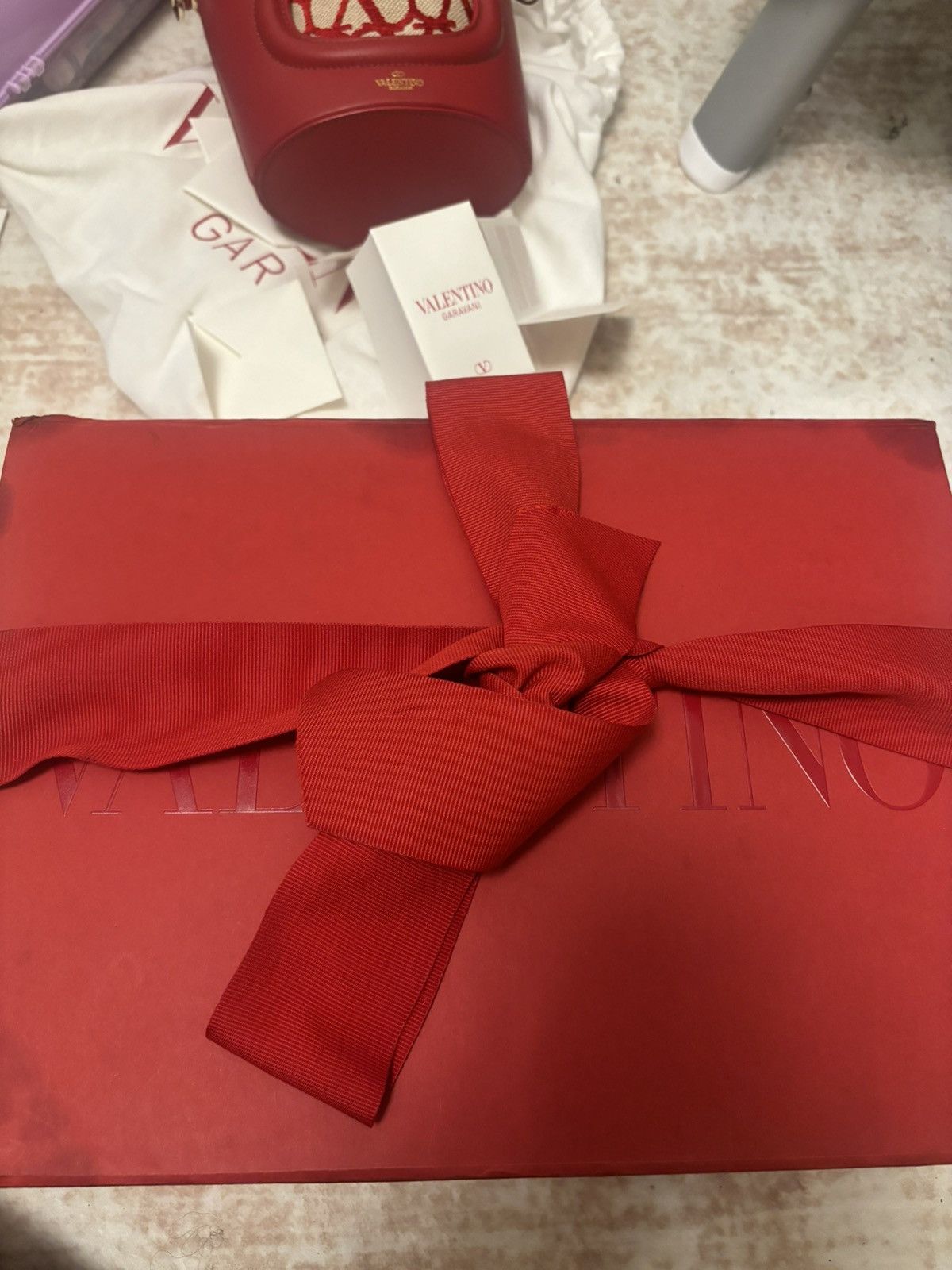 Valentino Valentino Bucket Bag Red Size ONE SIZE - 10 Thumbnail