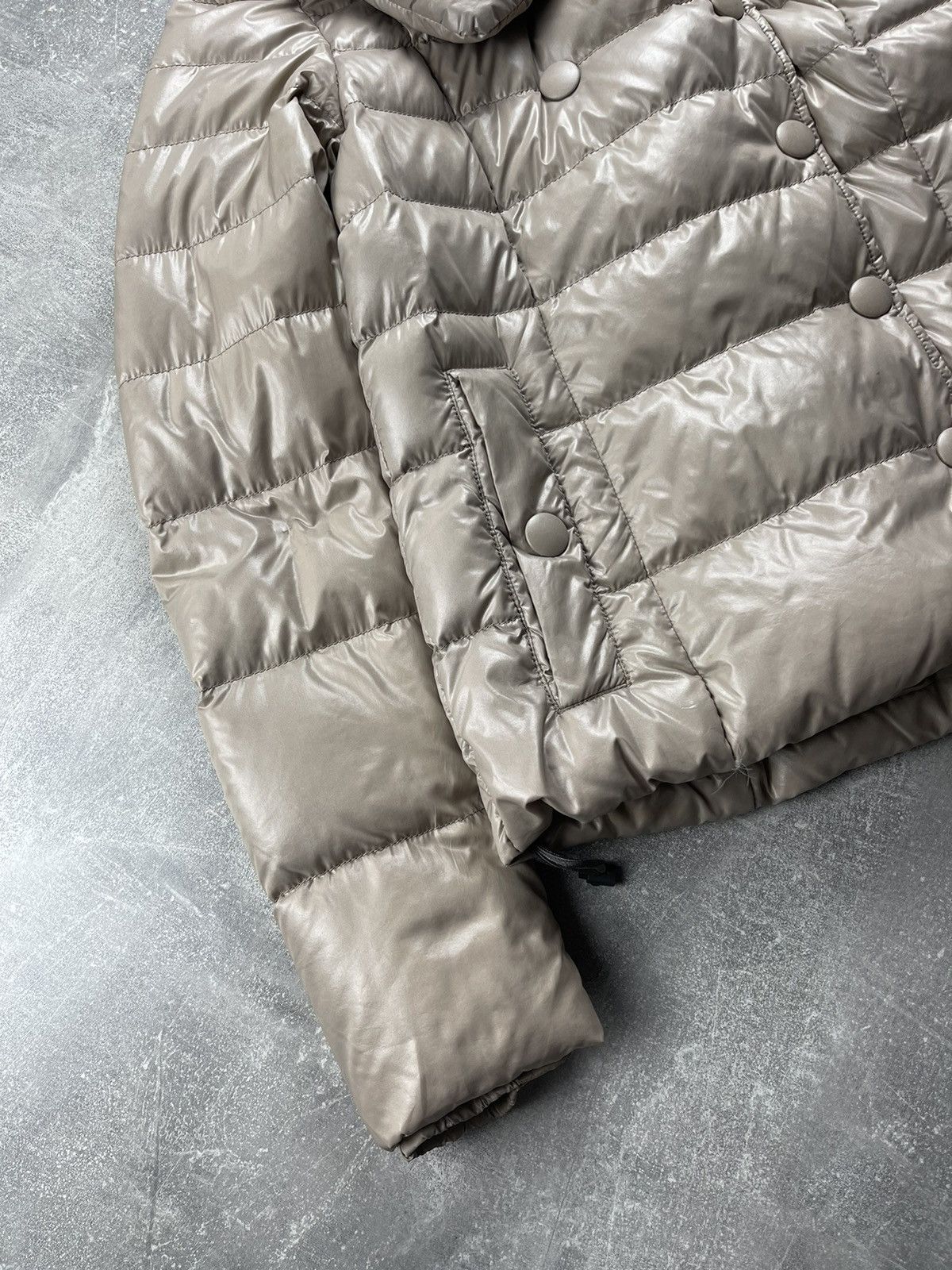 Duvetica Duvetica Lightweight Down Puffer Jacket Taupe Beige Size M / US 6-8 / IT 42-44 - 4 Thumbnail