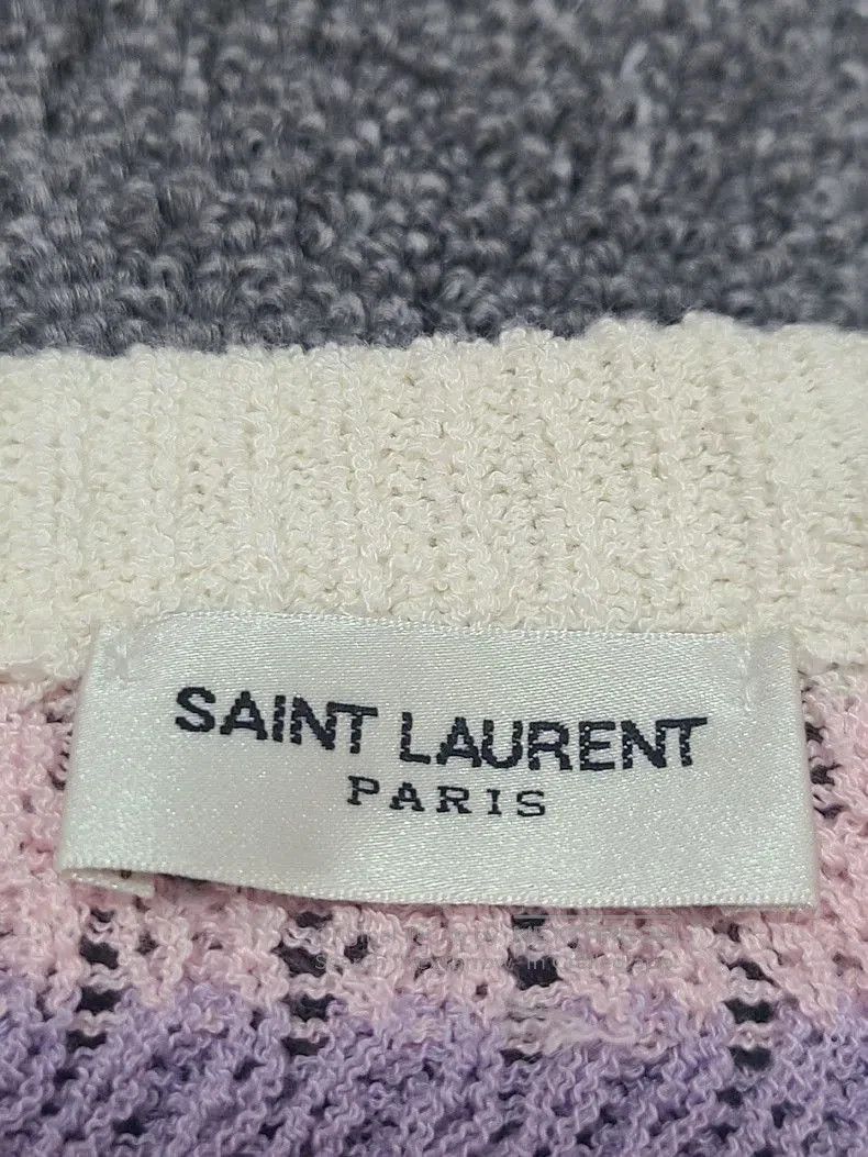 Yves Saint Laurent YSL Striped Short Sleeve Sweater Size US M / EU 48-50 / 2 - 3 Thumbnail