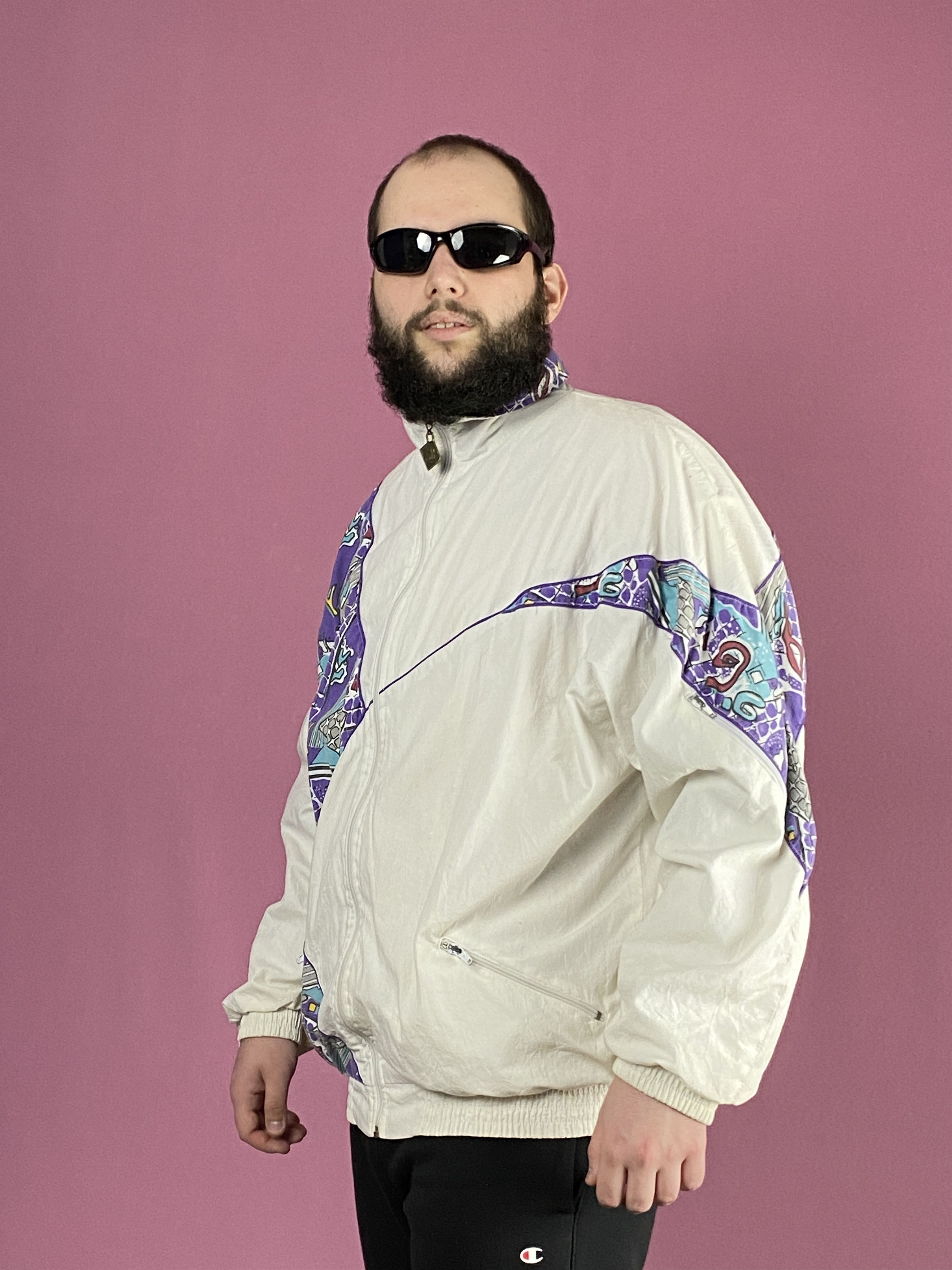 Vintage 90s Van Hemert Vintage Men's Windbreaker Jacket - XL Size US XL / EU 56 / 4 - 2 Thumbnail
