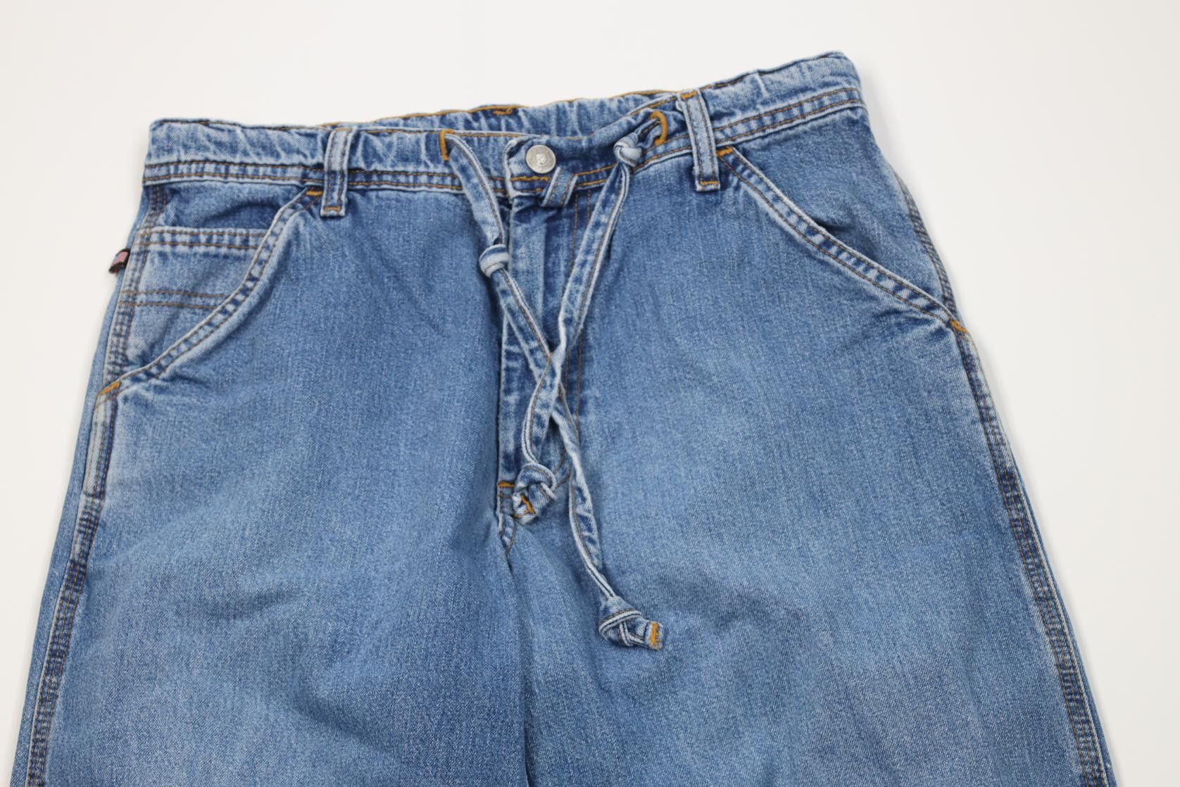 Polo Ralph Lauren Vintage 90s Ralph Lauren Spell Out Wide Leg Denim Jeans Blue Size US 32 / EU 48 - 2 Thumbnail
