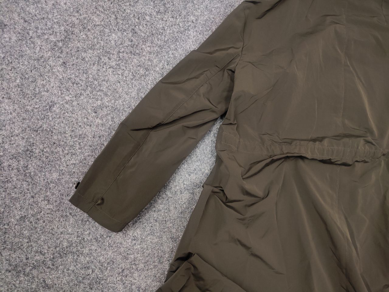 Max Mara 'S Max Mara Italy Design long khaki raincoat hooded Jacket Size M / US 6-8 / IT 42-44 - 11 Thumbnail