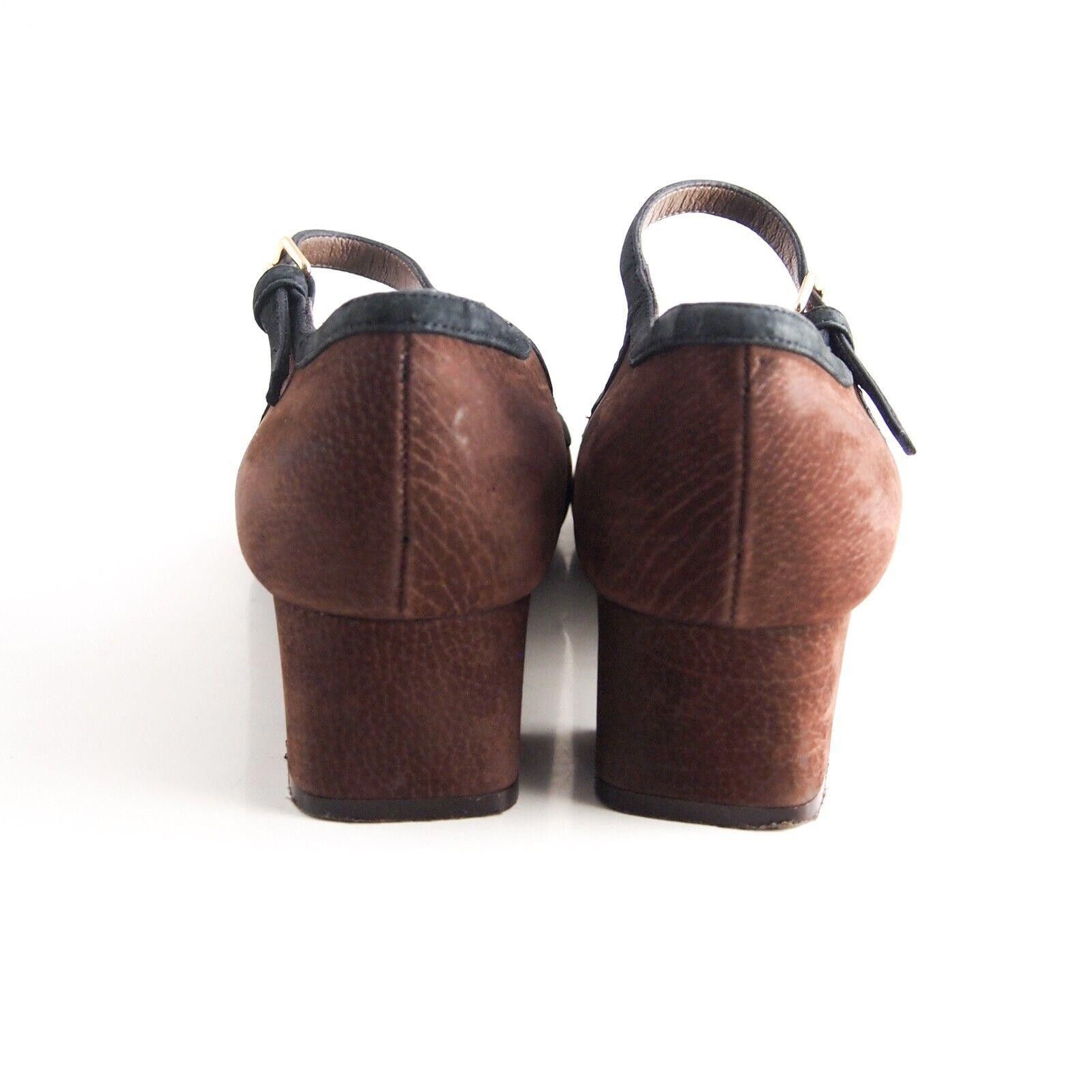 Marni Marni Mary Jane Sandals Brown Suede Womens US 10 EU 40 Size US 10 / IT 40 - 6 Thumbnail