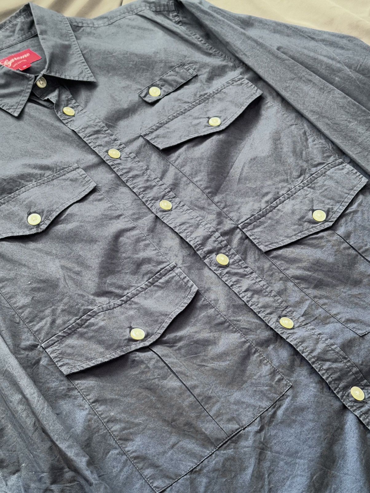 Supreme S/S 2012 Safari Button Up LS Size US M / EU 48-50 / 2 - 2 Thumbnail
