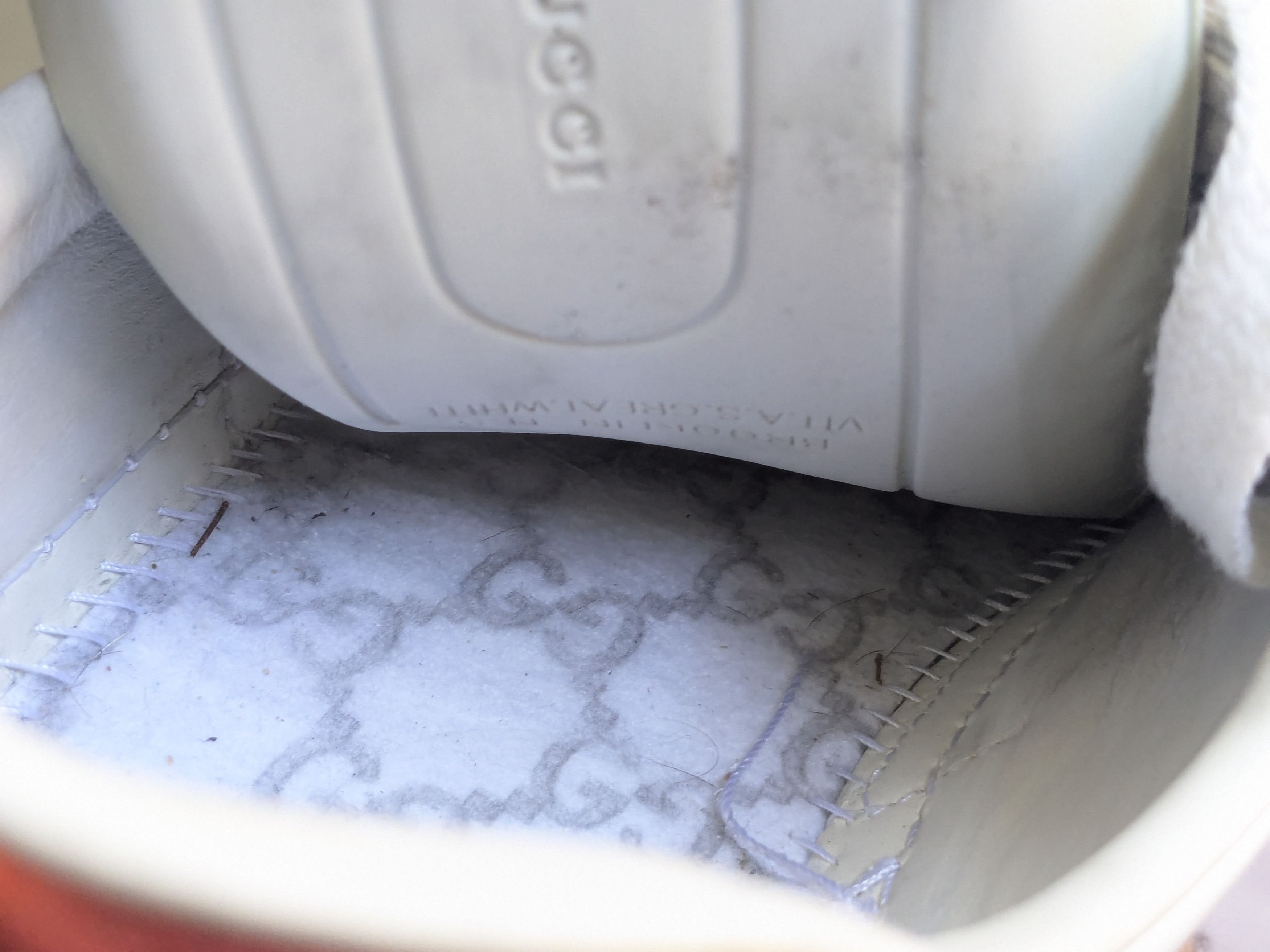 Gucci Gucci Ace Stripe Sneakers 8.5 White Leather Low Logo Size US 8.5 / EU 41-42 - 7 Thumbnail