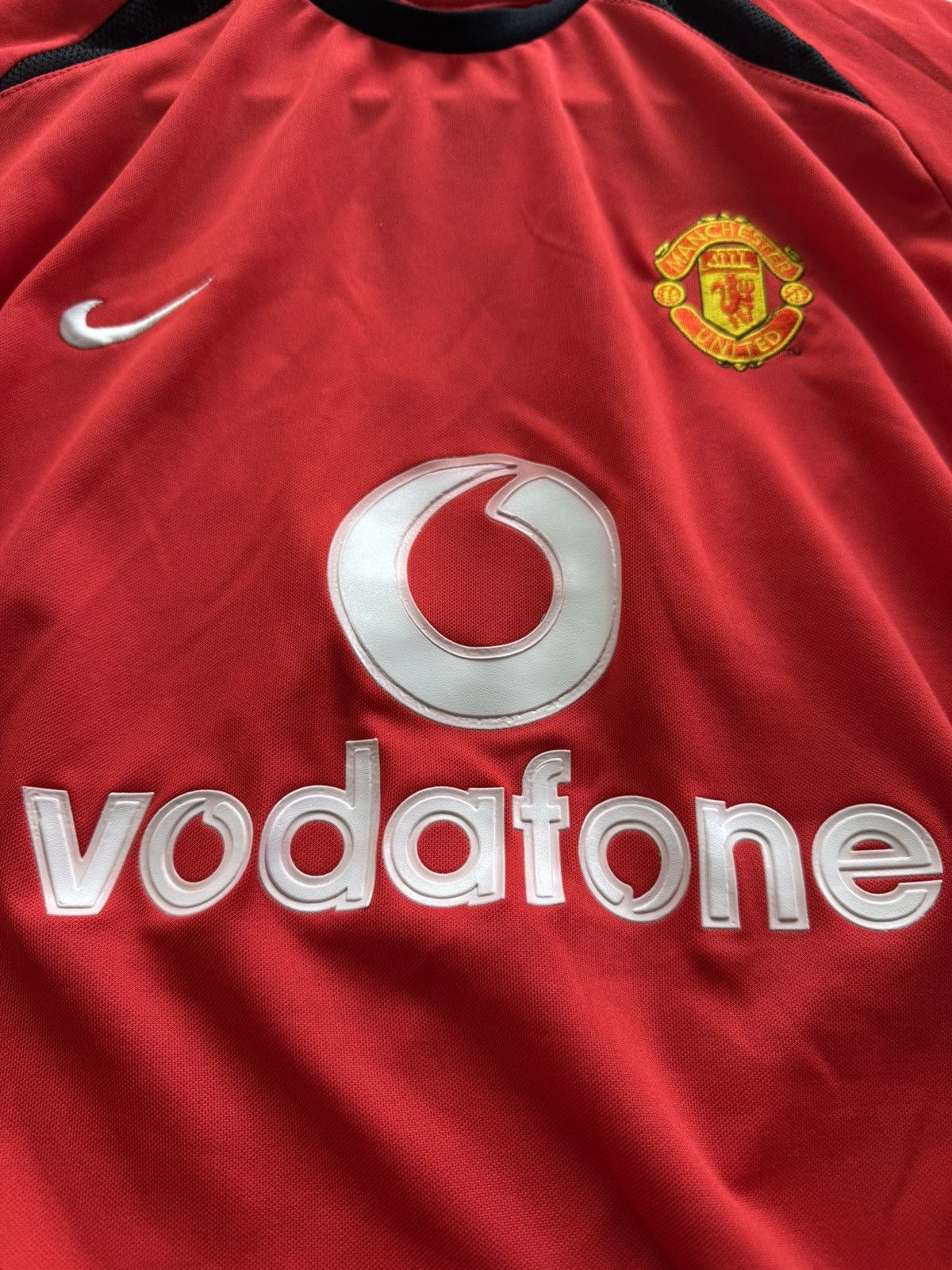 Nike Ronaldo #7 Manchester United 2002-2004 Bootleg Soccer Jersey Size US XL / EU 56 / 4 - 9 Thumbnail