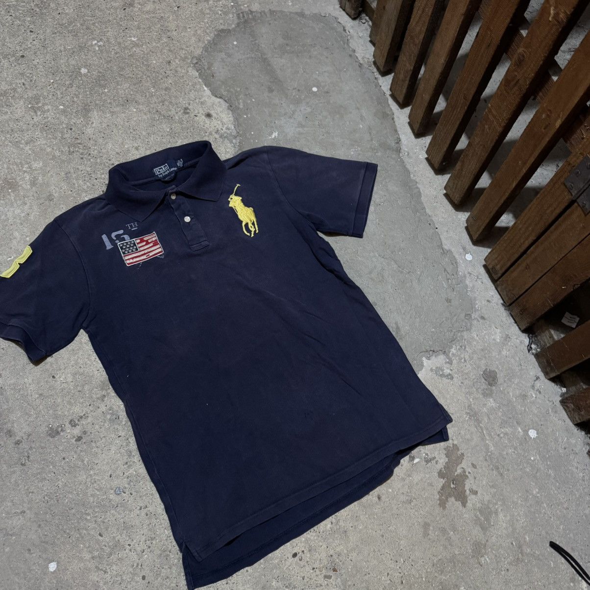 Polo Ralph Lauren × Ralph Lauren Vintage Polo Ralph Lauren y2k embroidered usa flag Size US XL / EU 56 / 4 - 2 Thumbnail