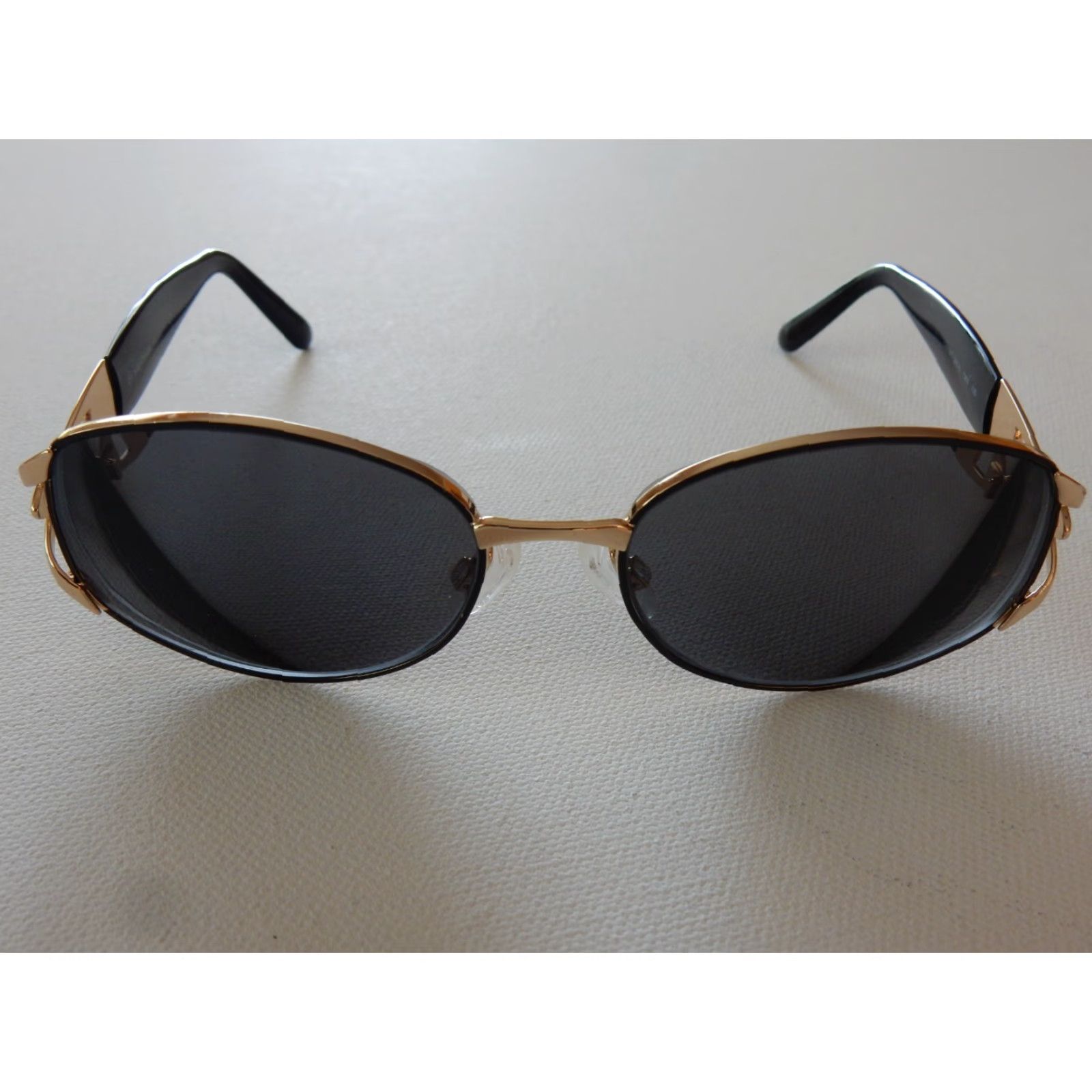 Sergio Tacchini VINTAGE Sergio Tacchini Sunglasses Frames Only Women Adult One Size Black & Gold Clear Prescription Size ONE SIZE - 3 Thumbnail
