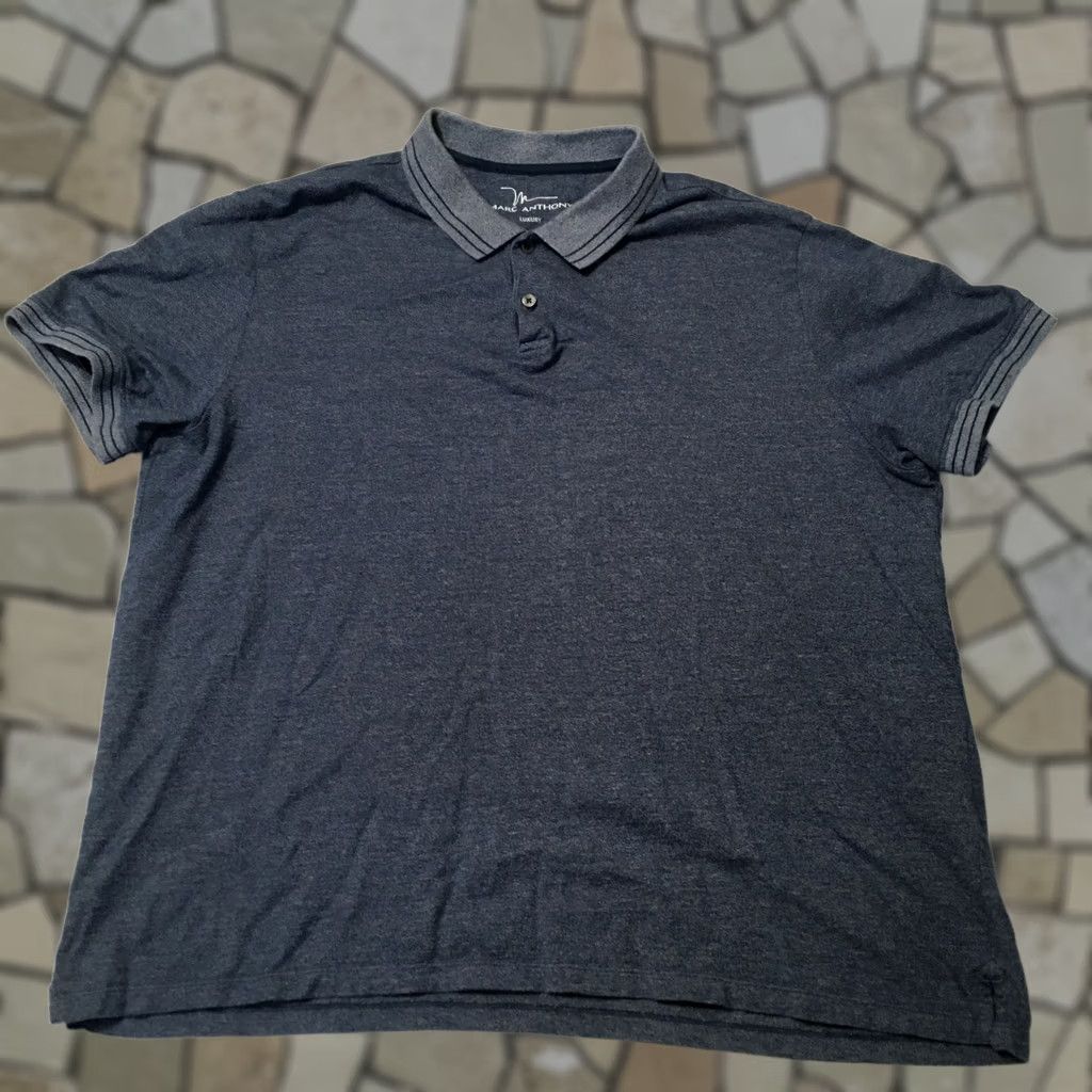 Vintage Marc Anthony Polo Shirt Men’s Size XXL Blue Luxury Short Sleeves Size US XXL / EU 58 / 5 - 1 Thumbnail