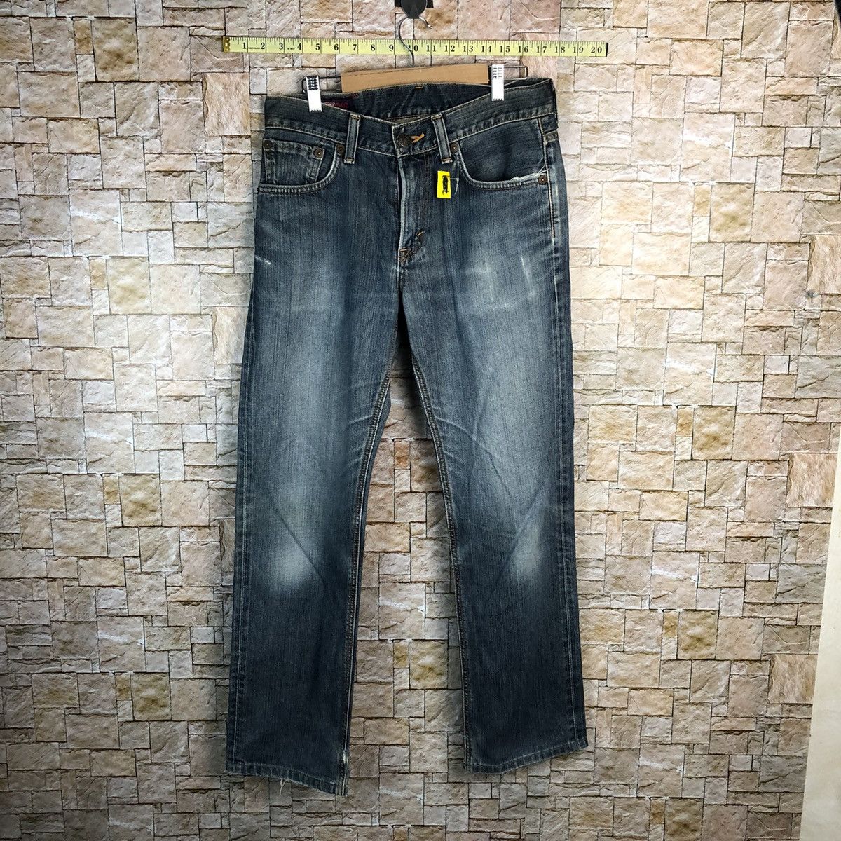 503 Edwin Premium vintage faded Blue Denim Pants #7599